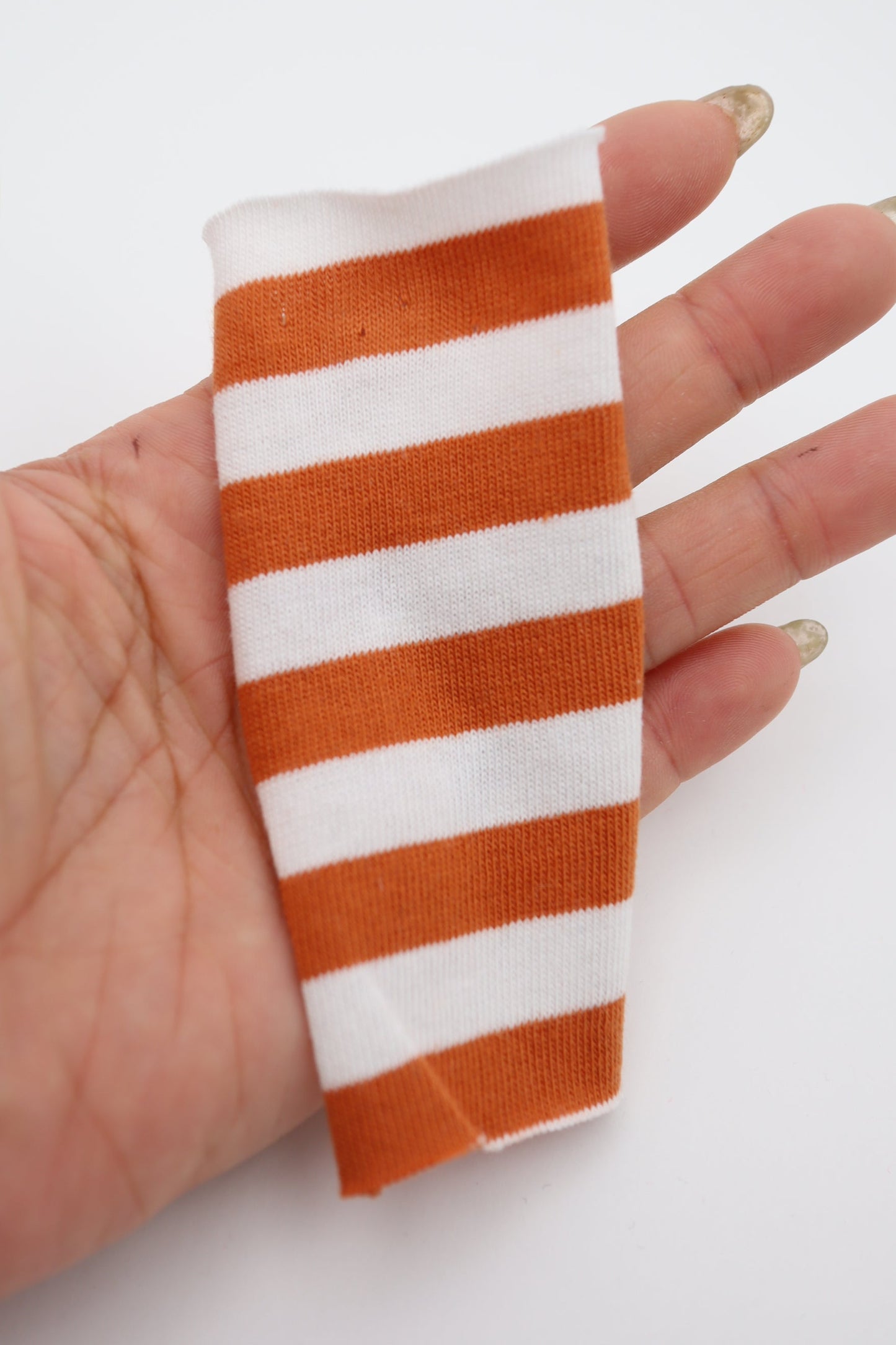 【25SS-469】カラフル中ピッチボーダー天竺ニット /0.5yあたり=~860円