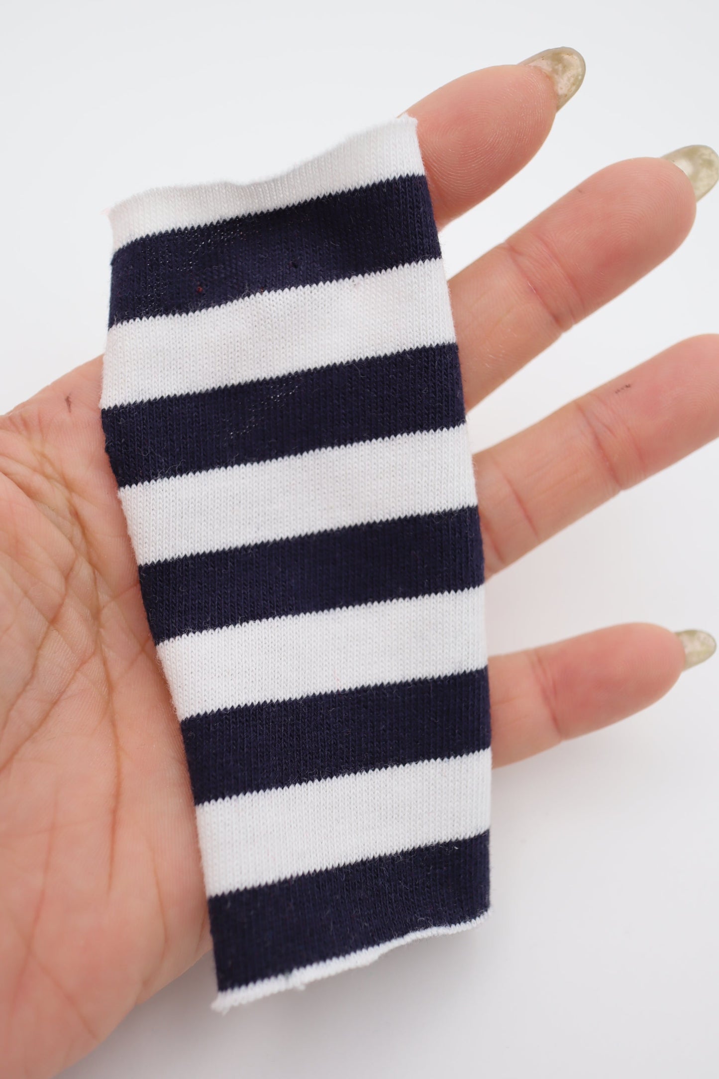 【25SS-469】カラフル中ピッチボーダー天竺ニット /0.5yあたり=~860円