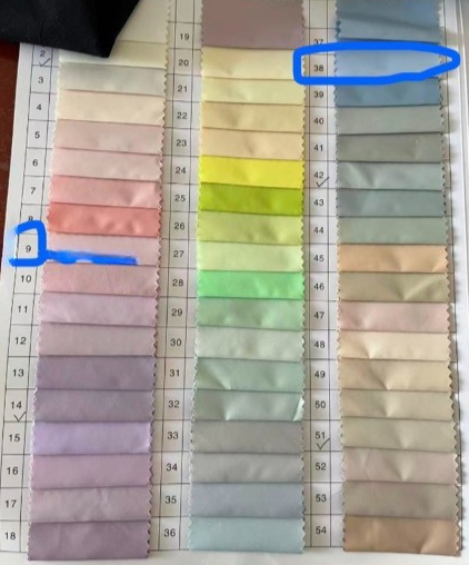 【25SS-081】ぽこぽこ格子ギャザーステッチキルティングパウダータッチタフタ /0.5yあたり = ~1290円