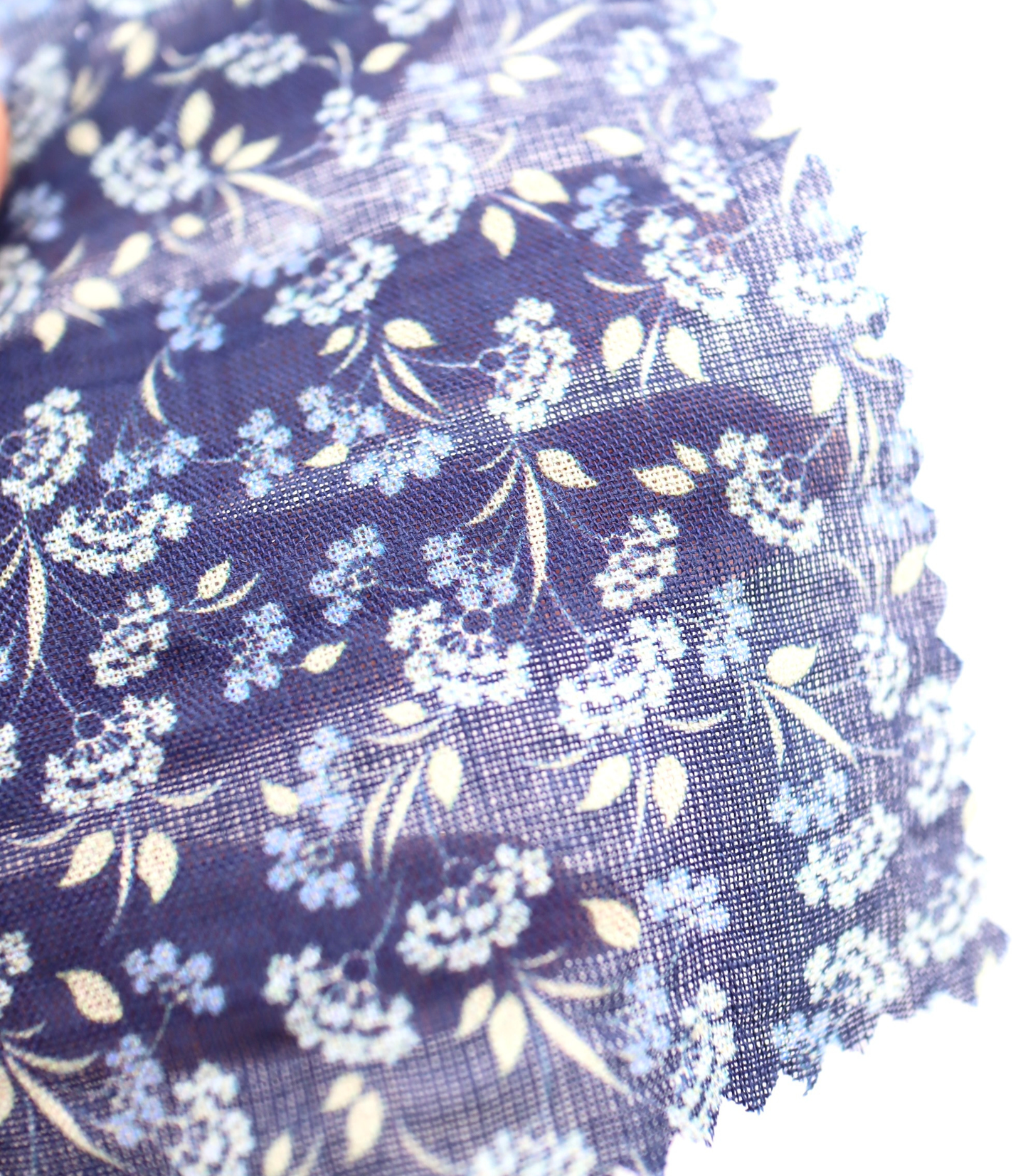 【25SS-413】小花柄プリントヴィンテージワッシャーローン /0.5yあたり=~705円