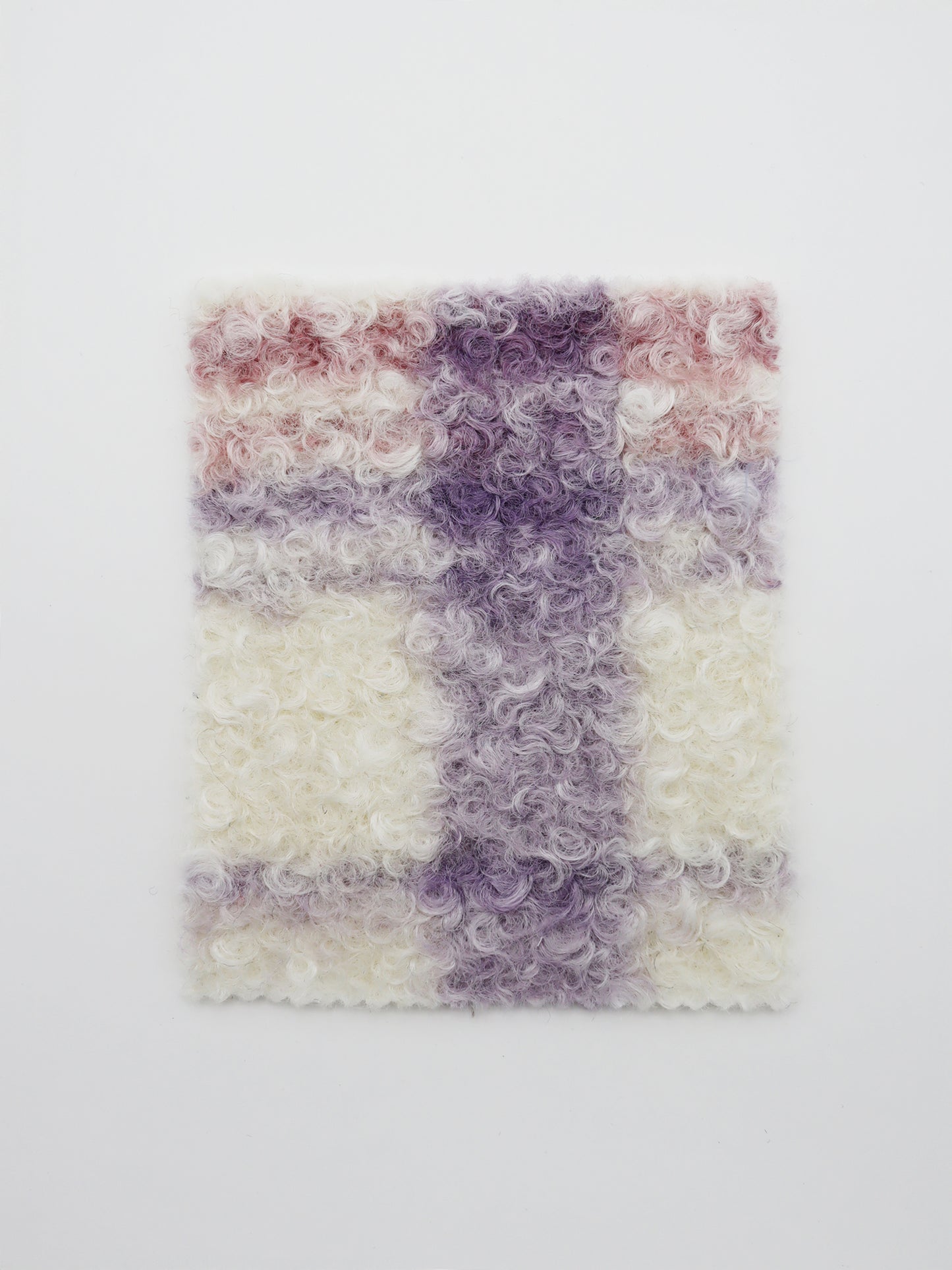 【25SS-156】くるくる起毛チェックニットメルトン /0.5yあたり = ~1050円