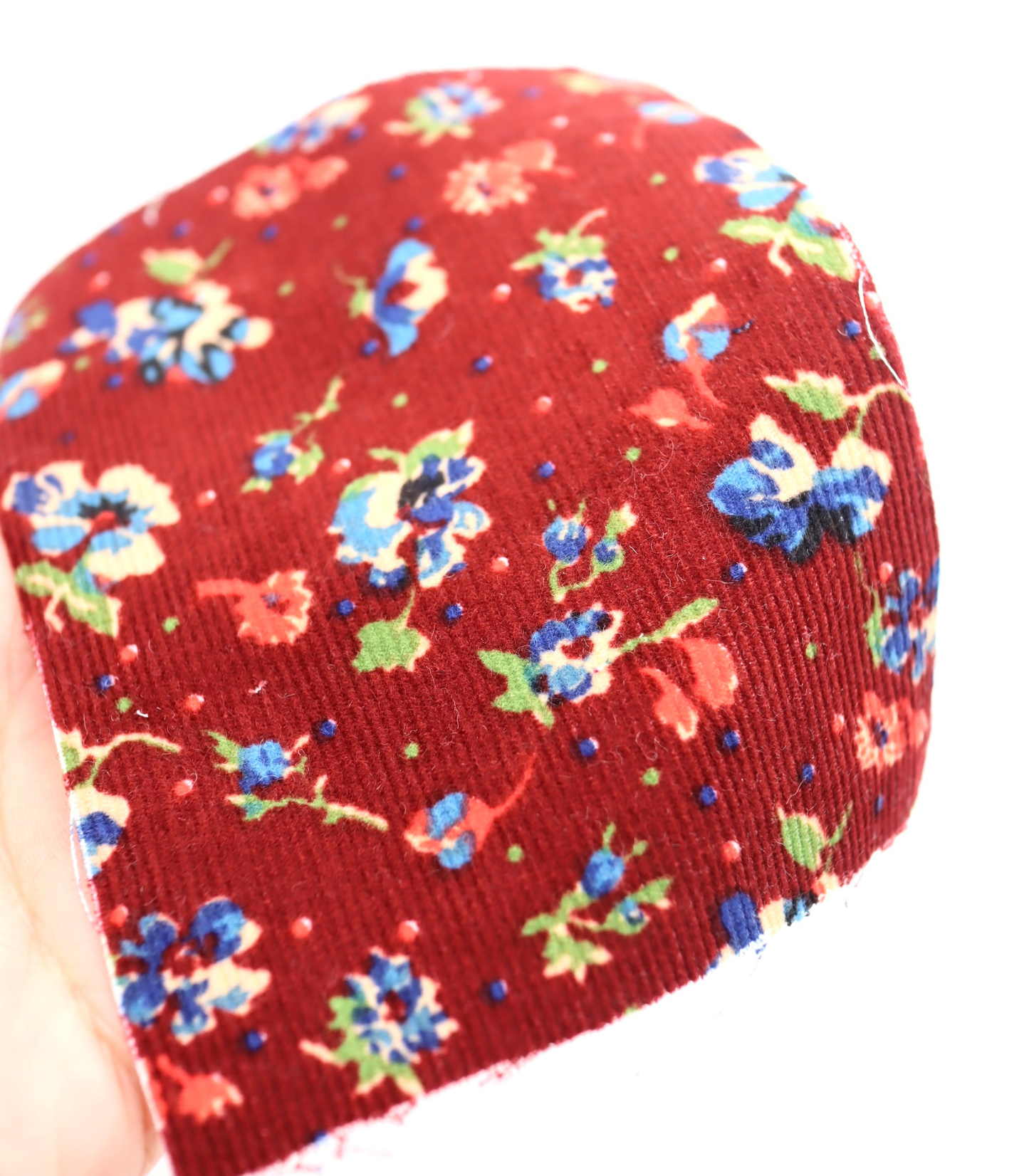 【25SS-131】小花柄プリントコーデュロイ /0.5yあたり=~760円