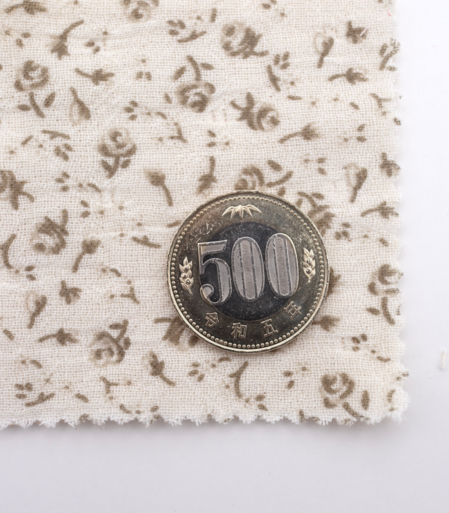 【25SS-284】リバーシブル小花柄×ギンガムチェックプリント接結4重ガーゼ /0.5yあたり=~1320円