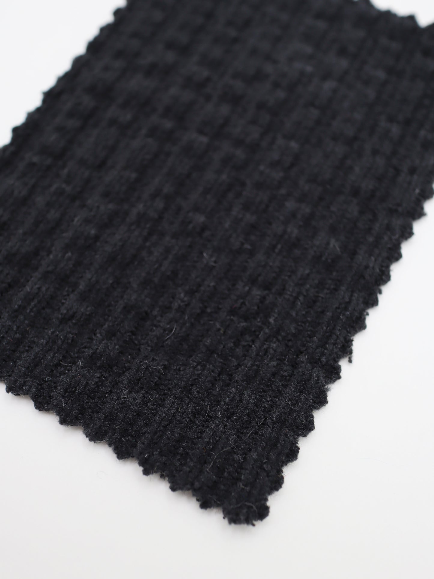 【25SS-174】モールヤーンウェーブリブ風二重織りニット /0.5yあたり = ~1115円