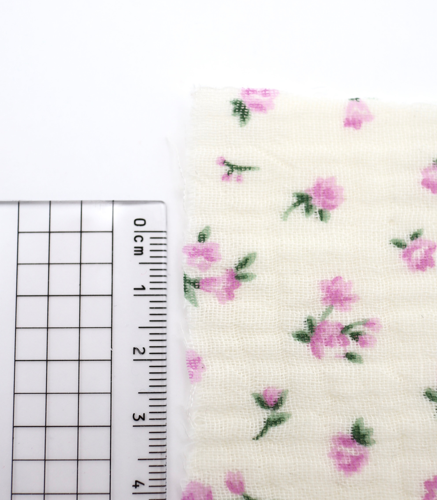 【25SS-297】小花柄プリントクレープ接結ダブルガーゼ /0.5yあたり=~ 785円