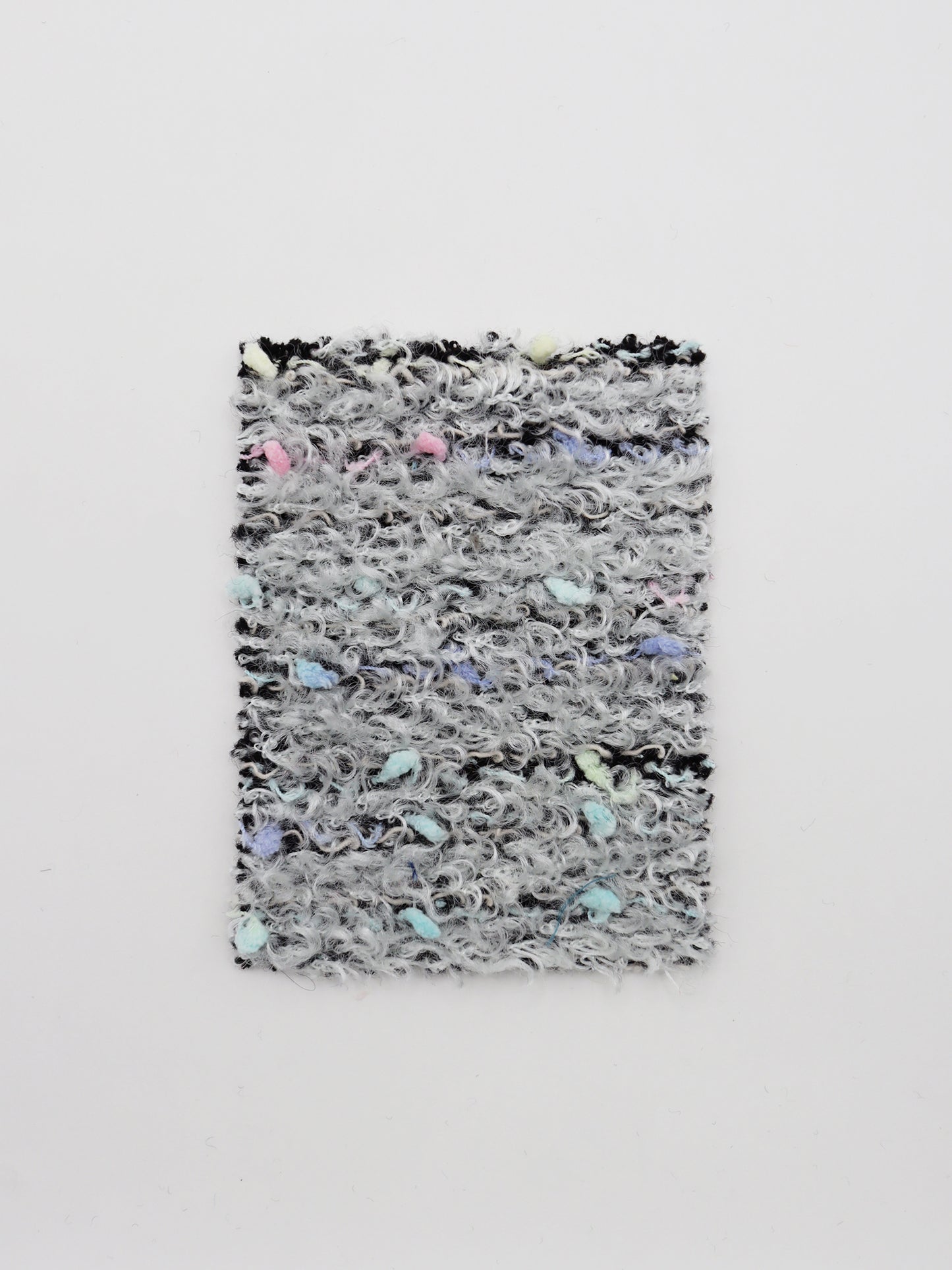 【25SS-177】ふわふわぽこぽこツイード風ミックスヤーンニット /0.5yあたり = ~ 1180円