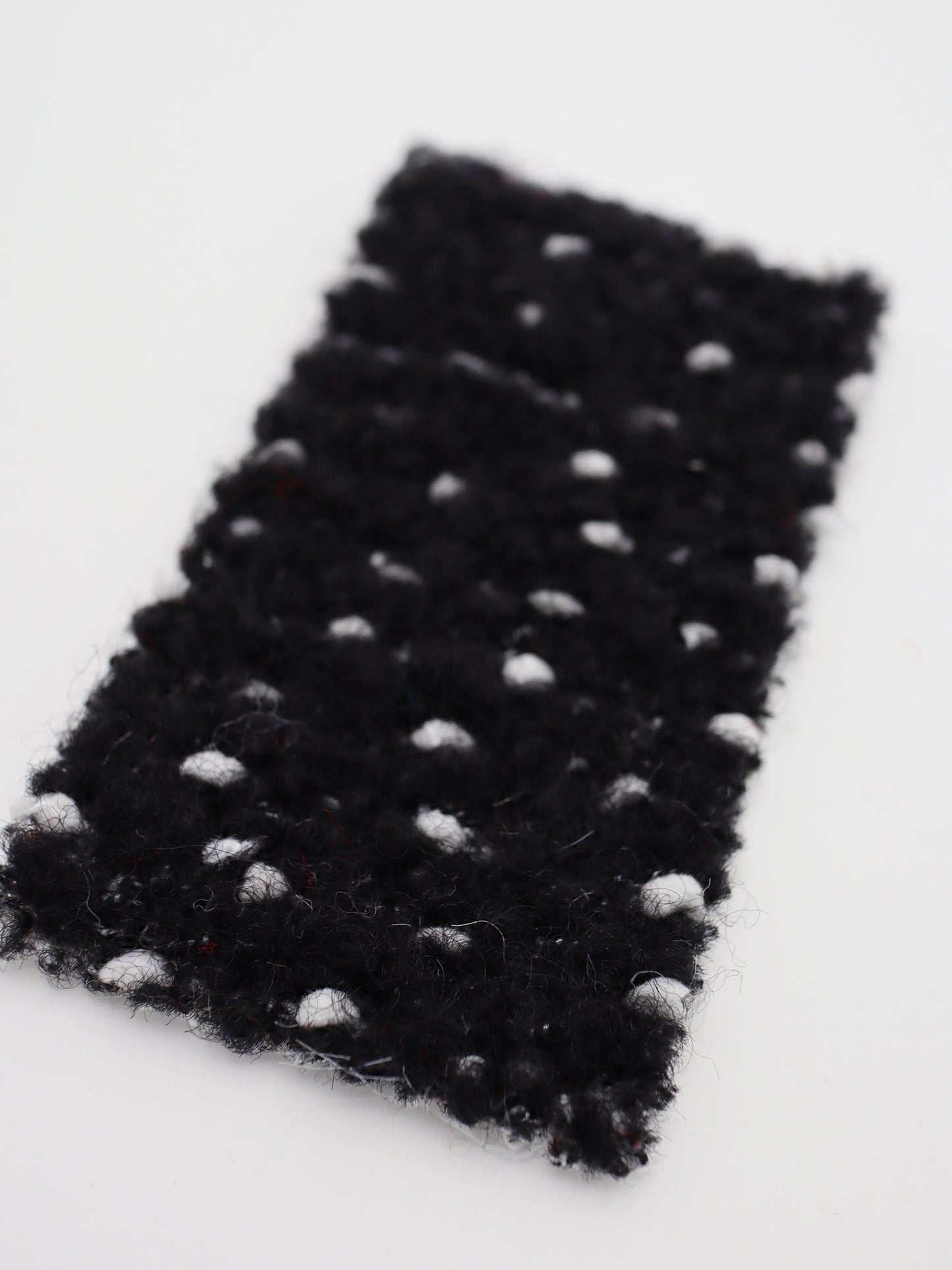 【25SS-160】ポコポコふわふわツイード風二重織りニット /0.5yあたり = ~1550円