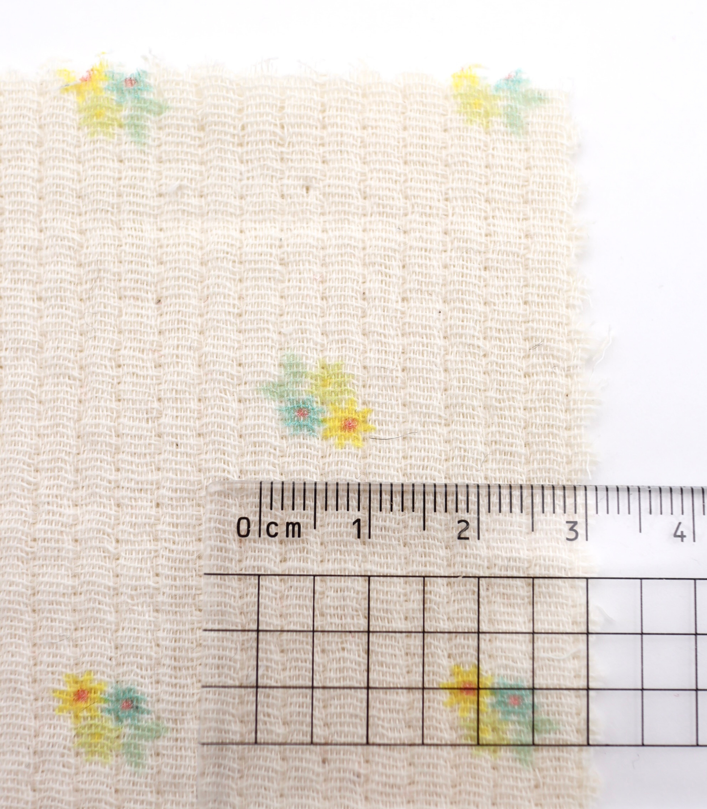 【25SS-065】小花柄プリント細キルティングヌビ /0.5yあたり=~1100円