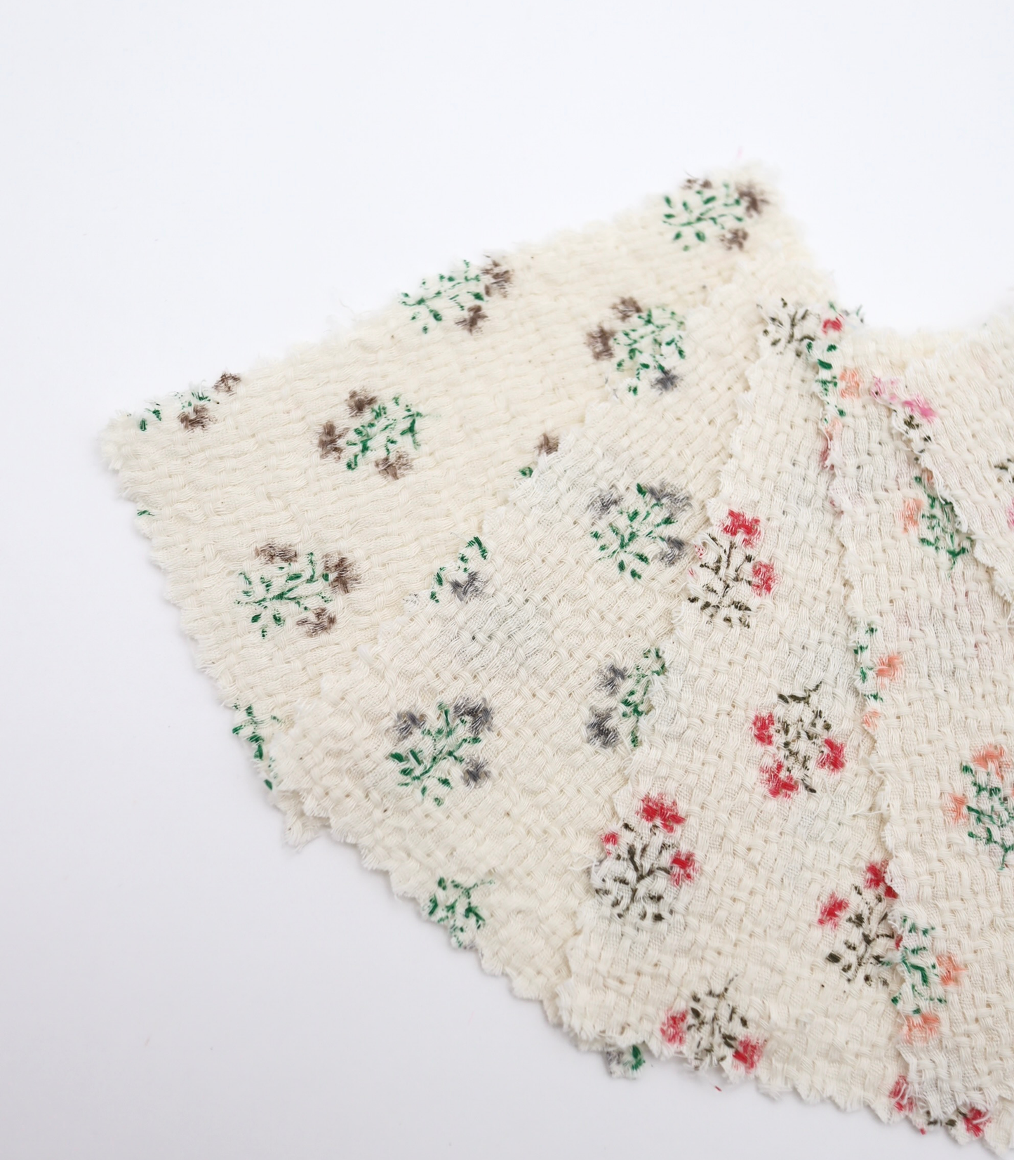 【25SS-268】小花柄プリントバスケット /0.5yあたり=~ 940円