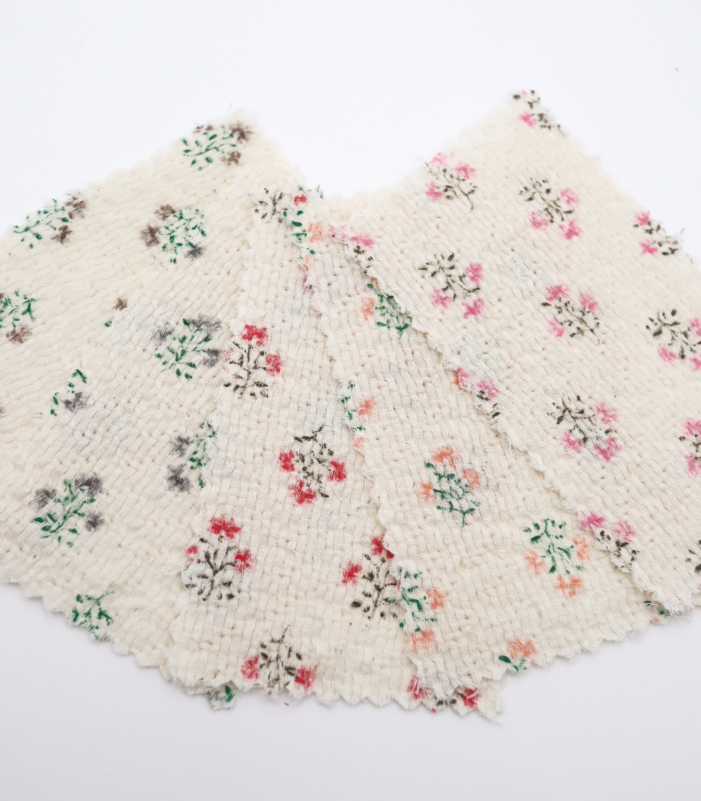 【25SS-268】小花柄プリントバスケット /0.5yあたり=~ 940円