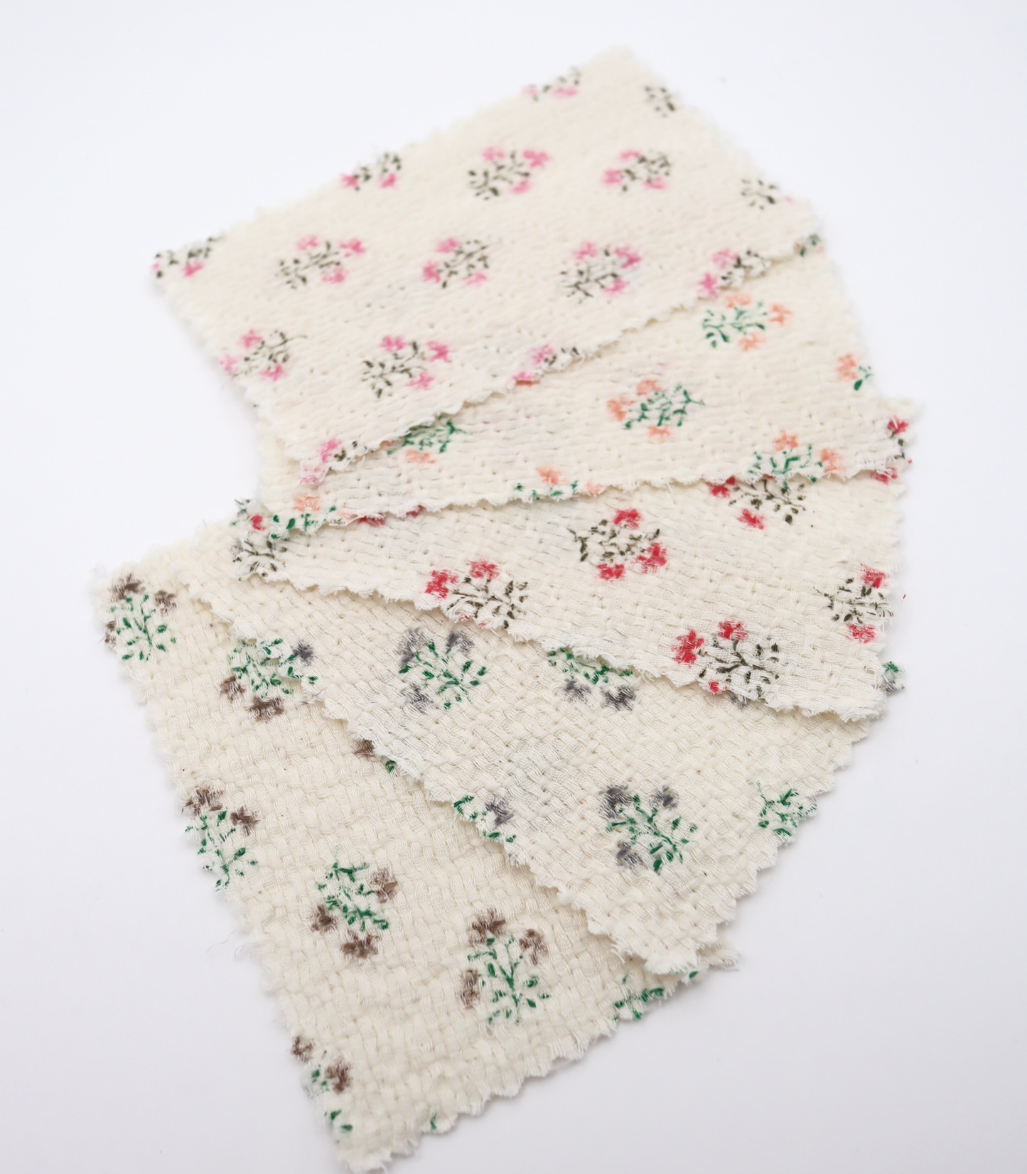 【25SS-268】小花柄プリントバスケット /0.5yあたり=~ 940円