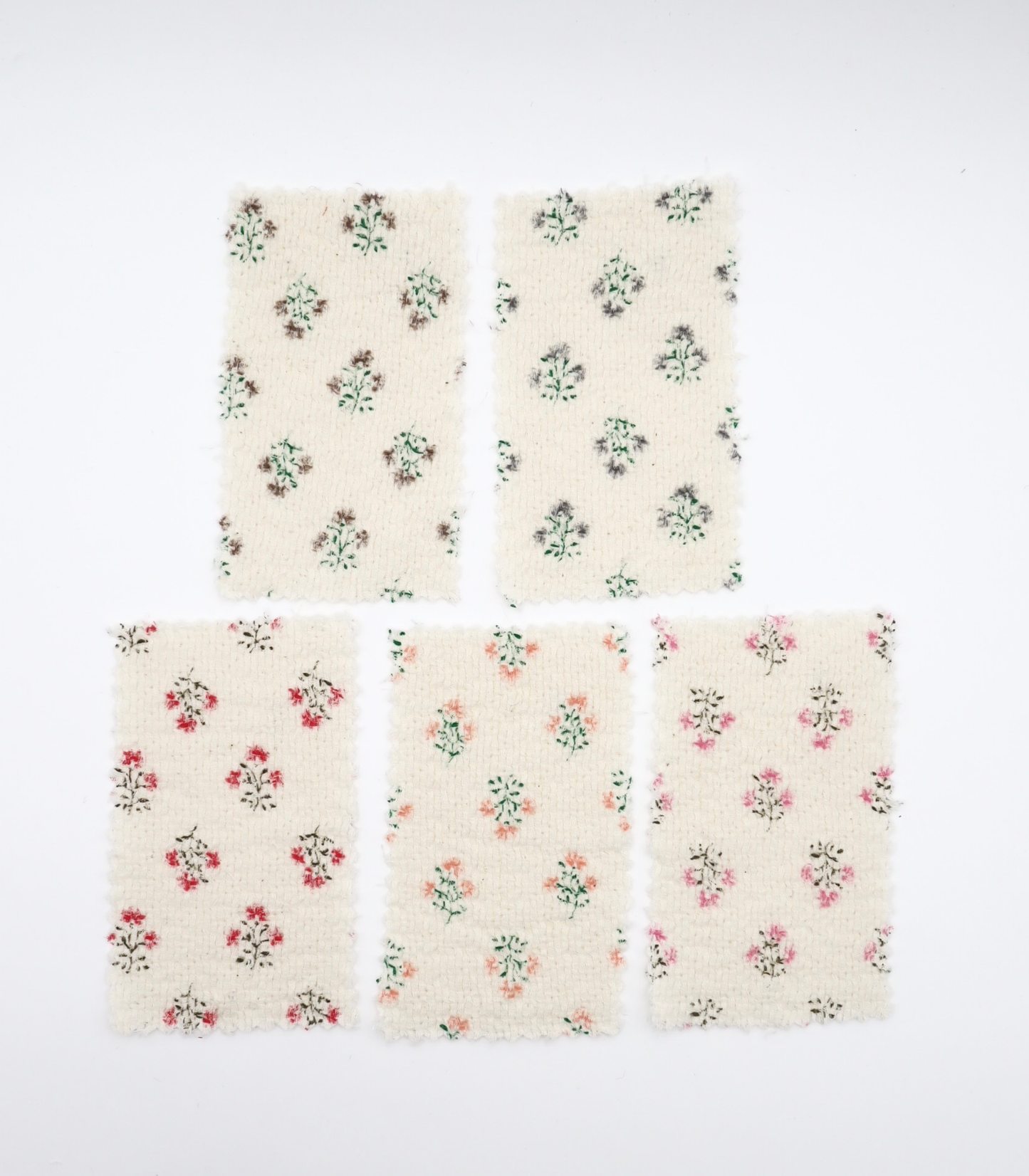 【25SS-268】小花柄プリントバスケット /0.5yあたり=~ 940円