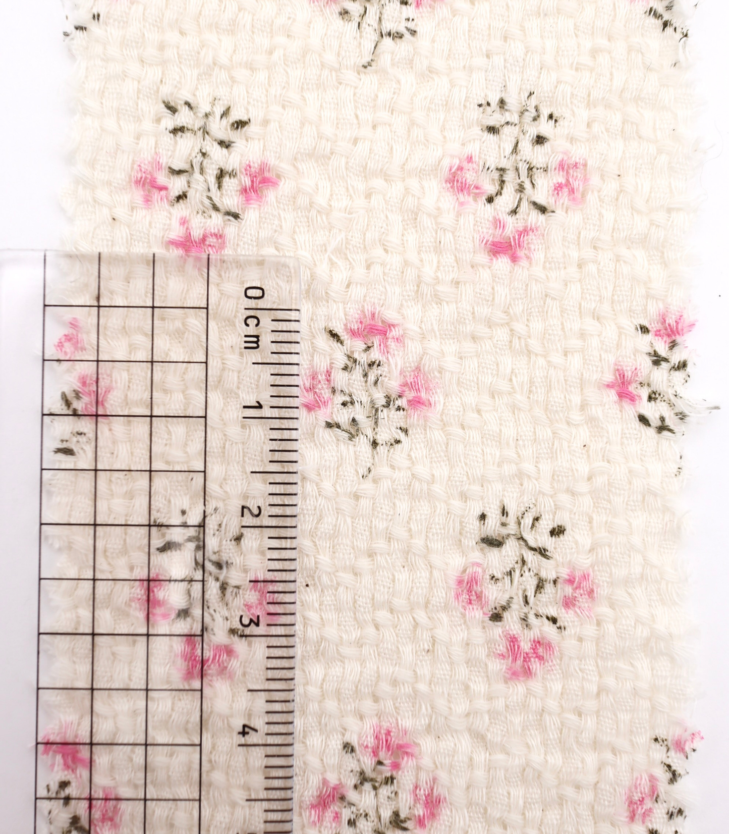 【25SS-268】小花柄プリントバスケット /0.5yあたり=~ 940円