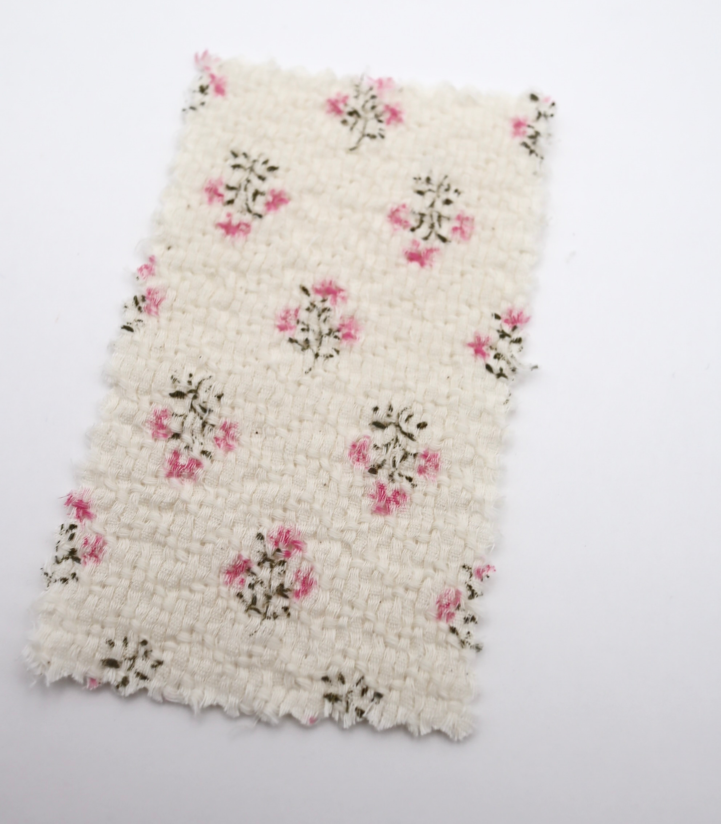 【25SS-268】小花柄プリントバスケット /0.5yあたり=~ 940円