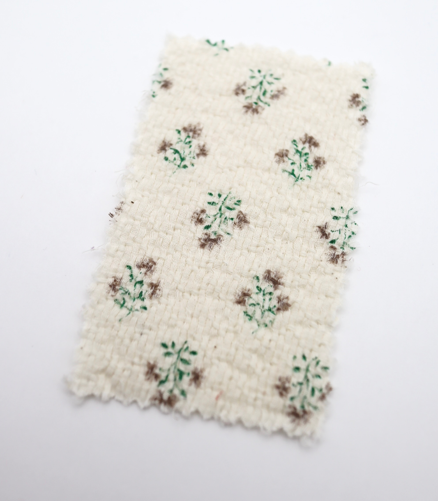 【25SS-268】小花柄プリントバスケット /0.5yあたり=~ 940円