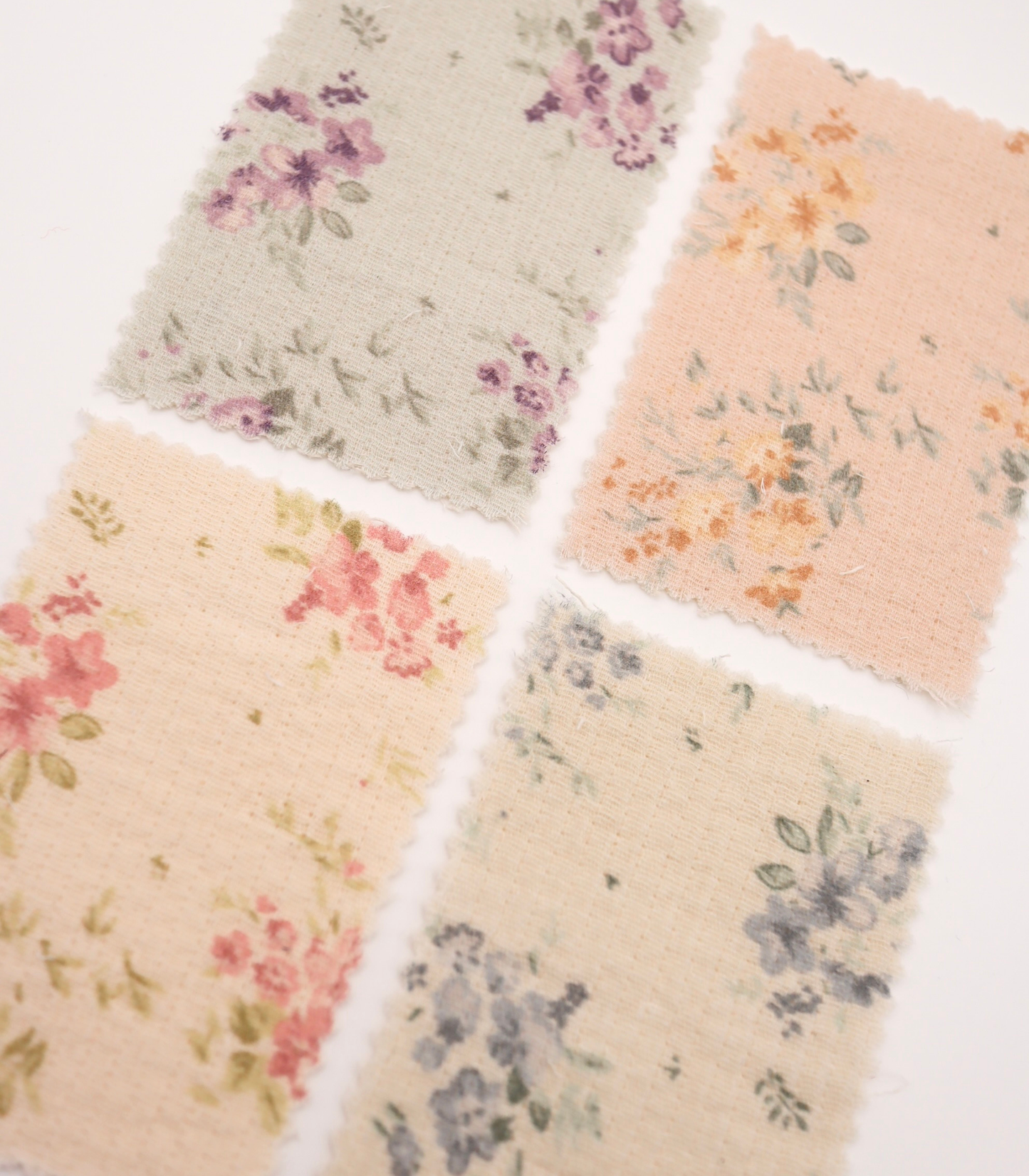 【25SS-265】小花柄プリント細キルティングヌビ /0.5yあたり=~1110円