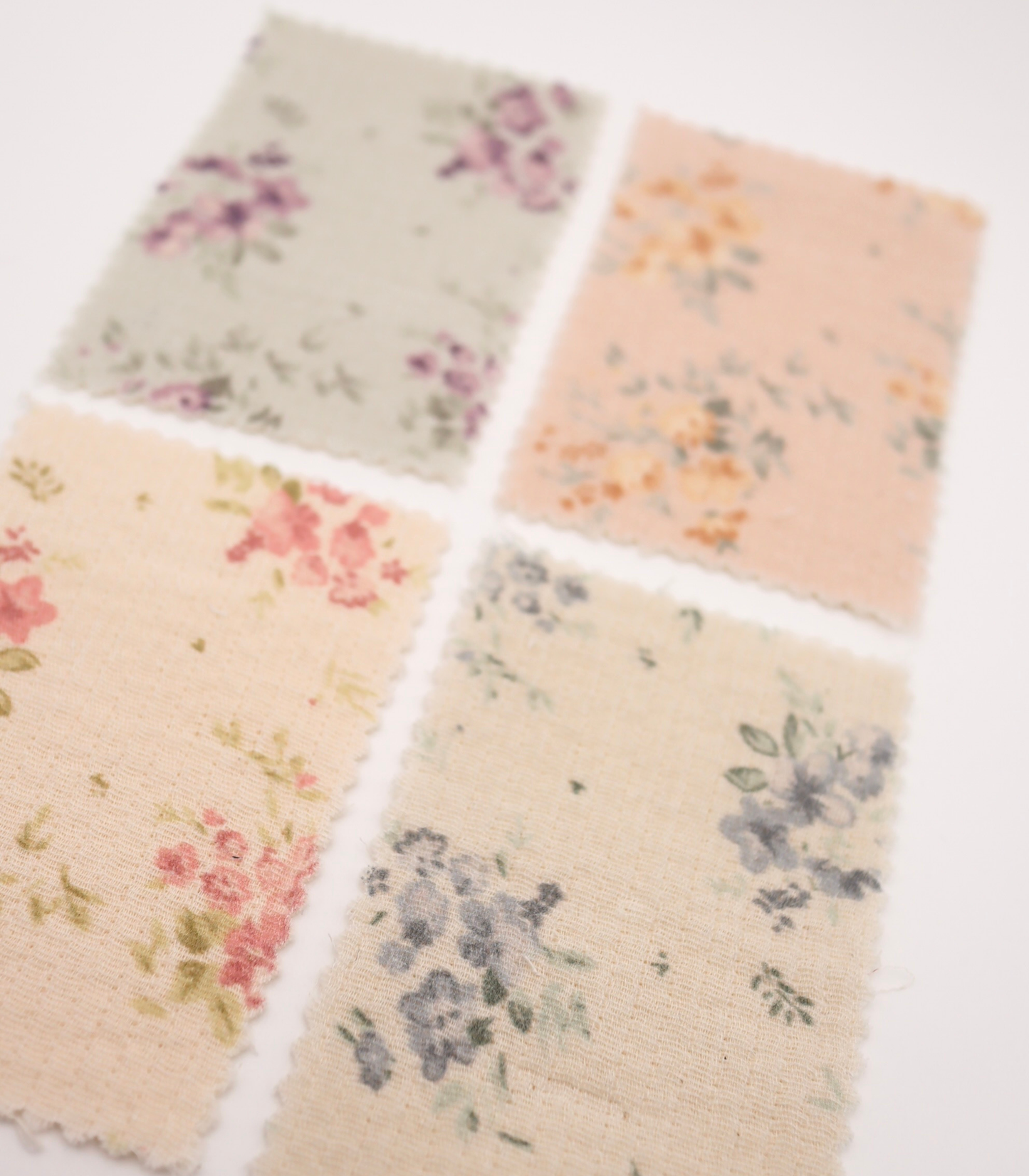 【25SS-265】小花柄プリント細キルティングヌビ /0.5yあたり=~1110円