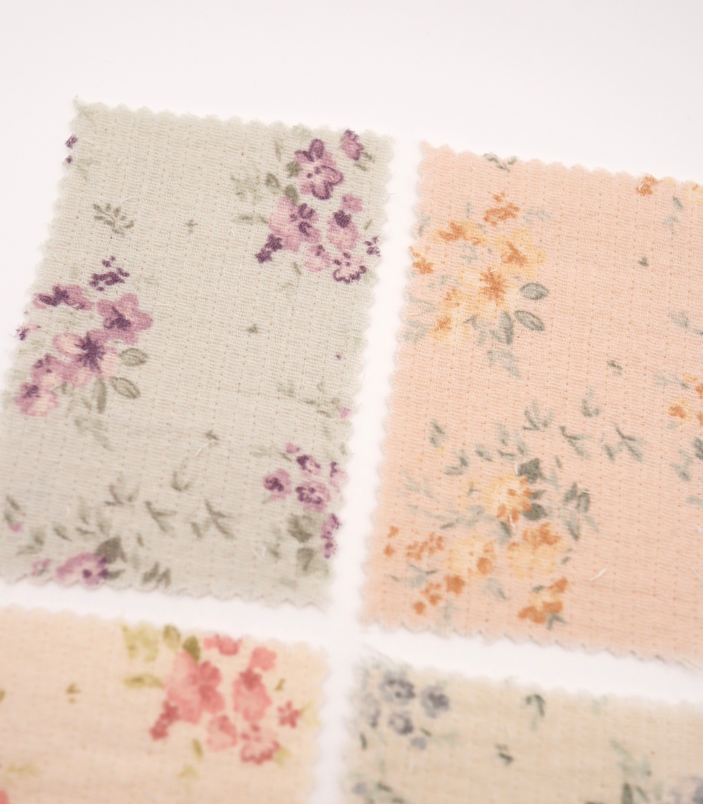 【25SS-265】小花柄プリント細キルティングヌビ /0.5yあたり=~1110円