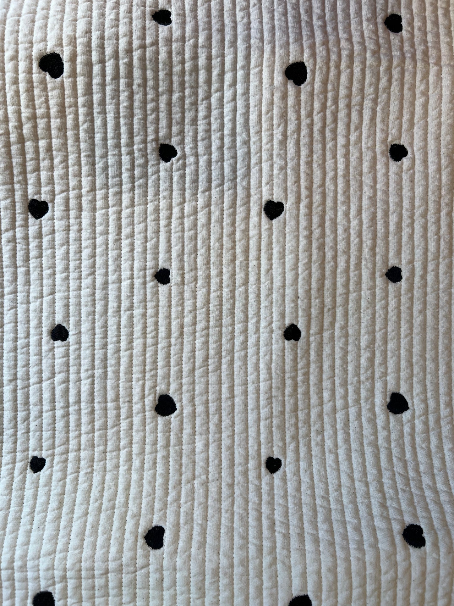 【25SS-004】ハート刺繍7㎜幅ステッチヌビ /0.5yあたり=~1700円