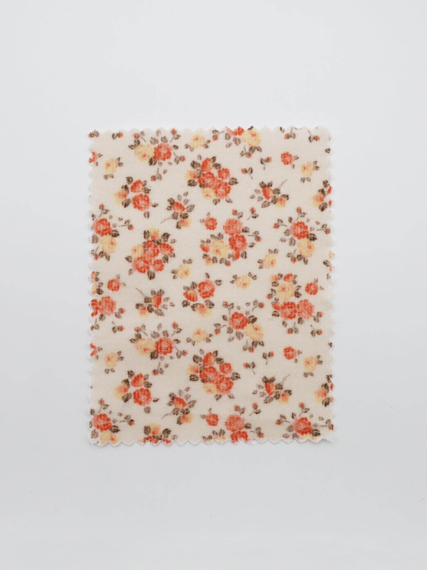【25SS-098】小花柄プリントキルティングコーデュロイ /0.5yあたり = ~1320円
