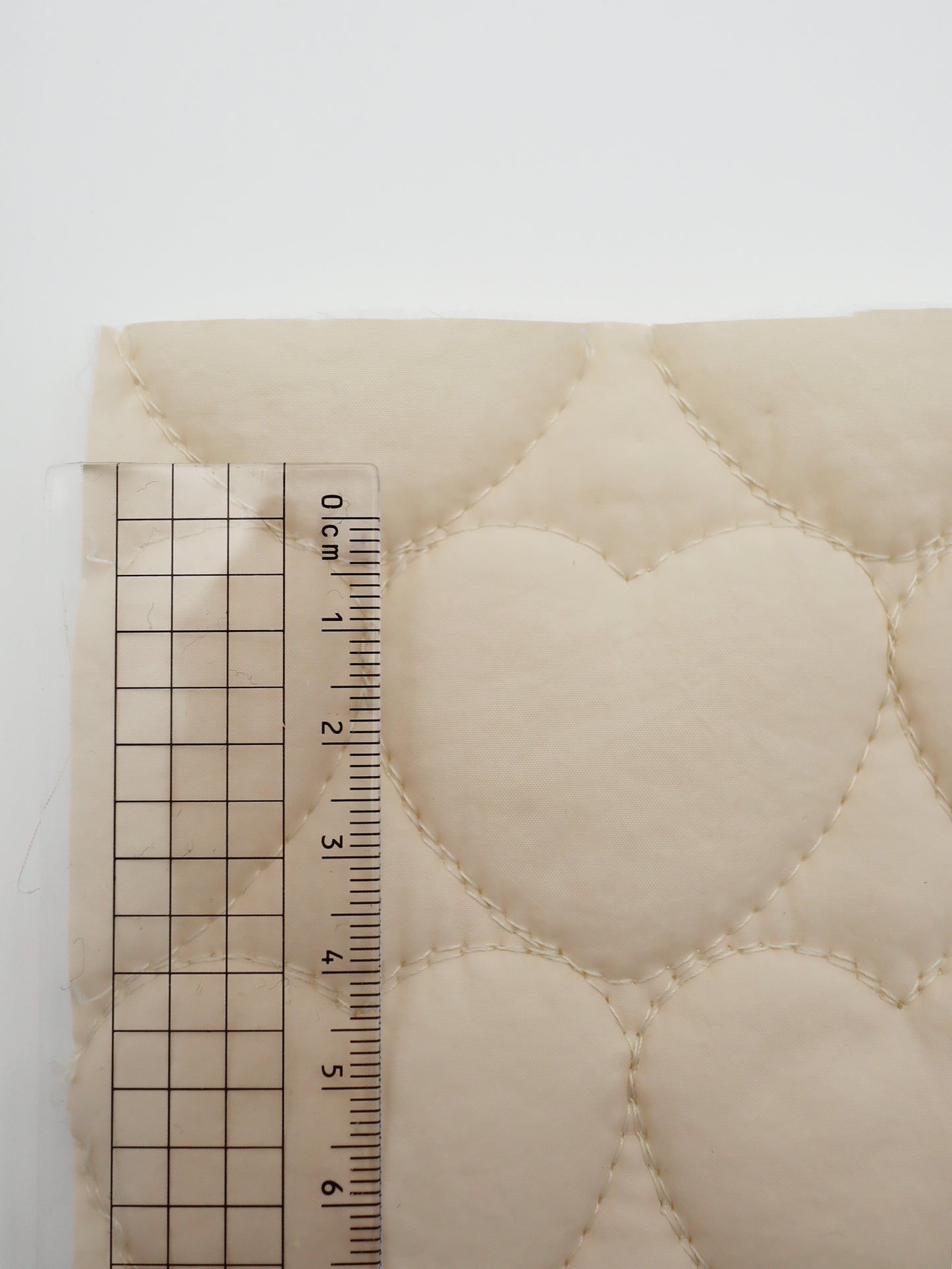 【25SS-083】ふかふかハートキルティングマットナイロンタフタ /0.5yあたり = ~ 745円