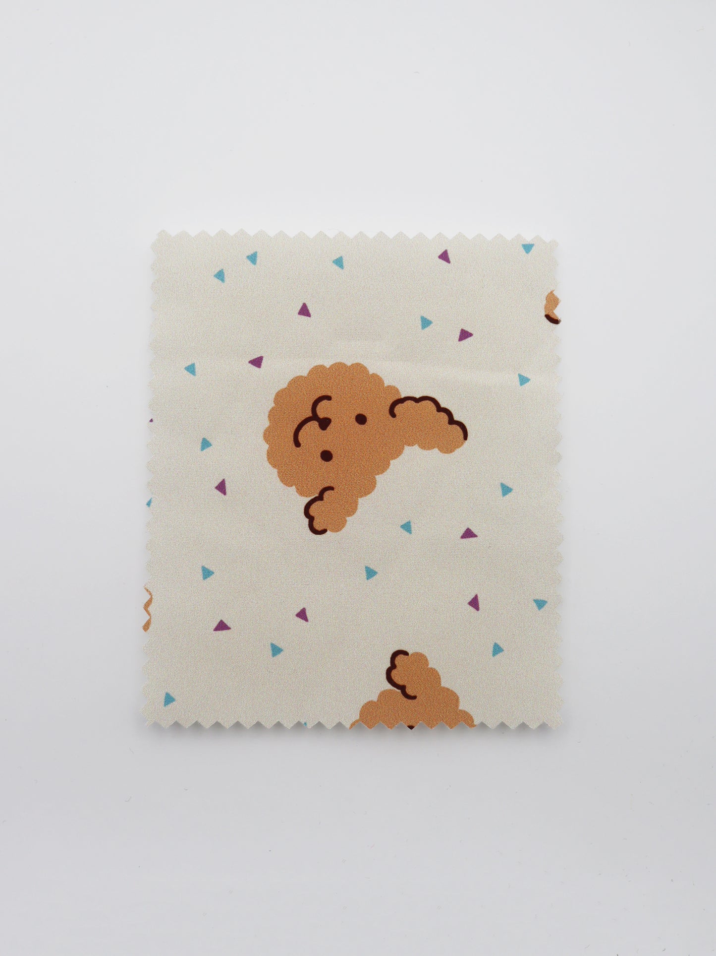 【25SS-085】ごきげんワンちゃんプリント中綿接着タフタ /0.5yあたり = ~1195円