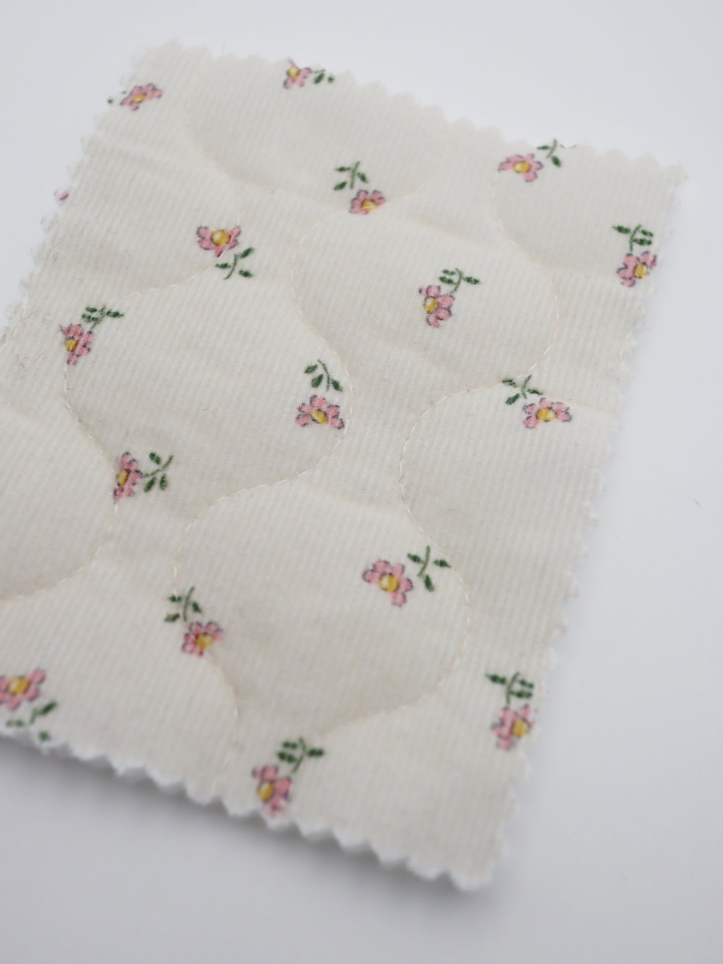 【25SS-099】小花プリントキルティングコーデュロイ /0.5yあたり = ~1320円