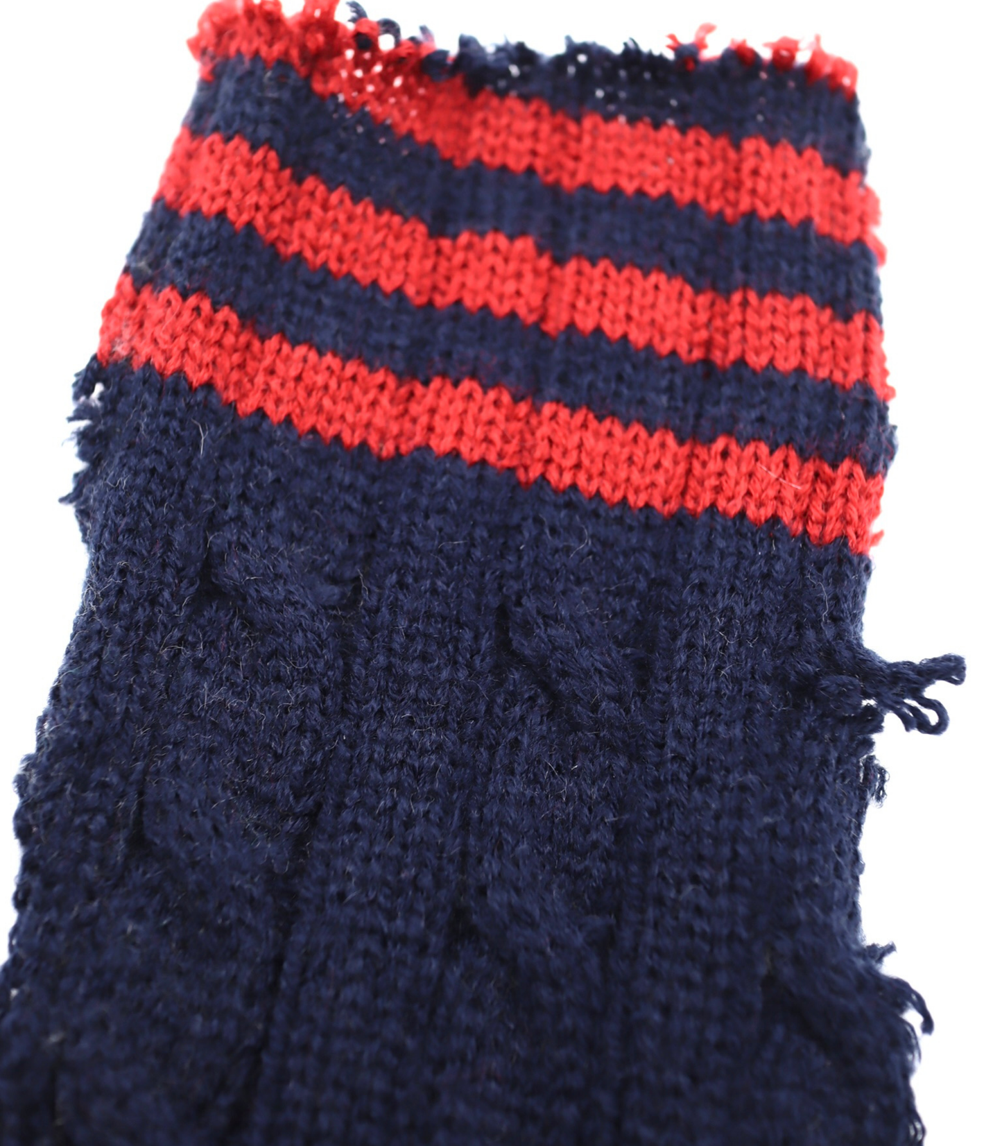 【25SS-105】4本ラインボーダーケーブルミドルゲージニット /0.5yあたり = ~1495円