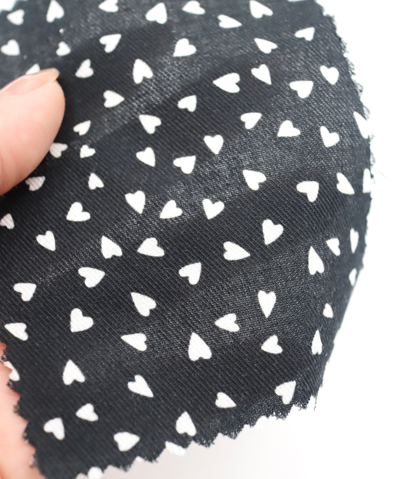 【25SS-047】ハートプリントツイル /0.5yあたり=~885円