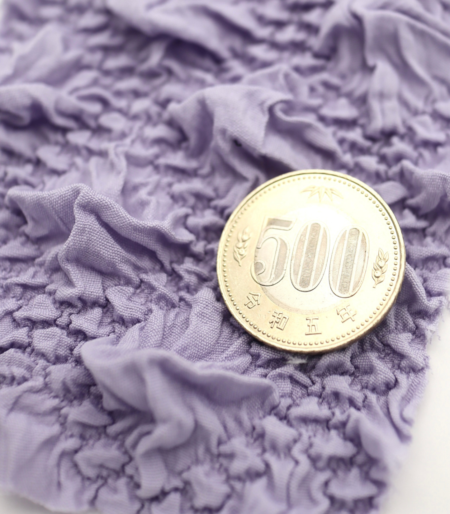 【25SS-214】ぽこぽこ絞り加工風二重織ニット /0.5yあたり = ~890円