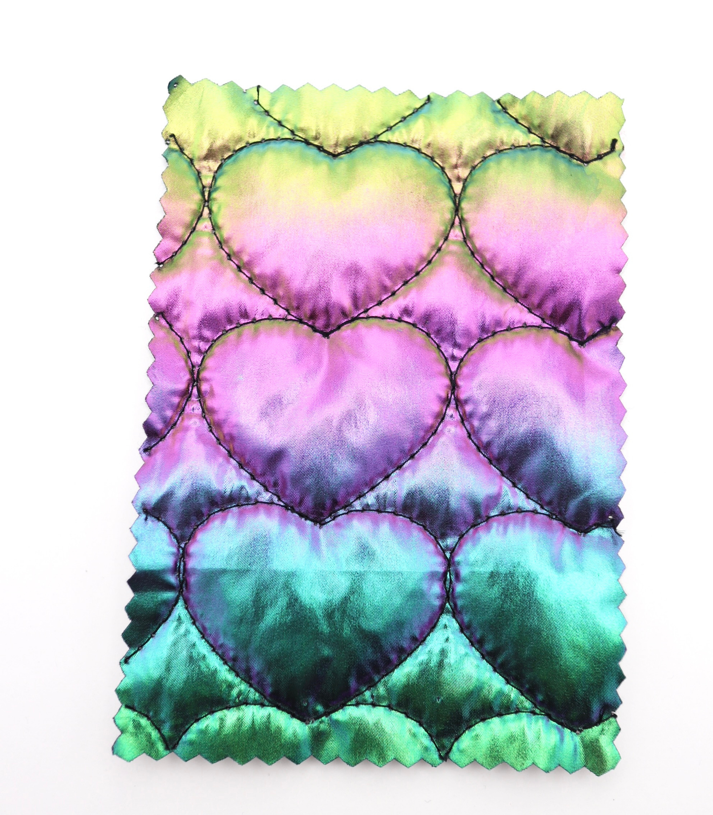 【25SS-006】オーロラハートキルティング /0.5yあたり=~1115円