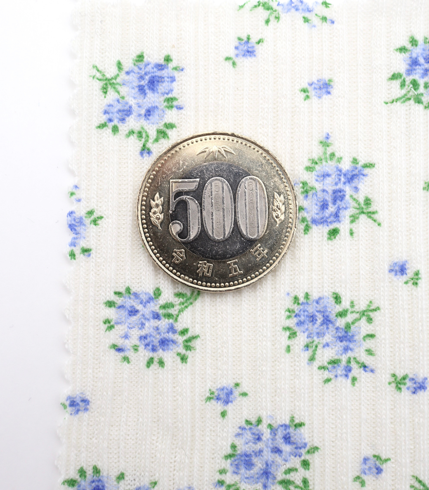 【25SS-197】小花柄プリントランダムテレコ /0.5yあたり=~820円