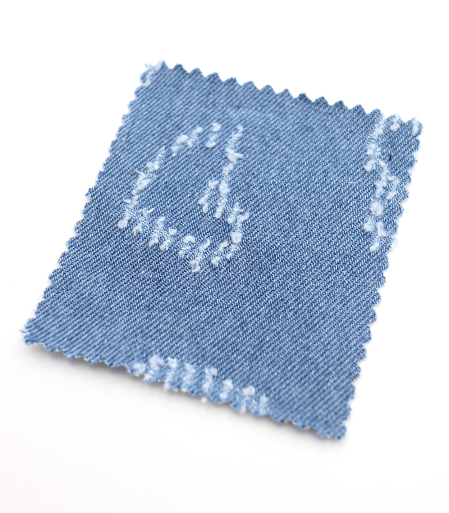 【25SS-215】ハートダメージデニム /0.5yあたり=~1015円