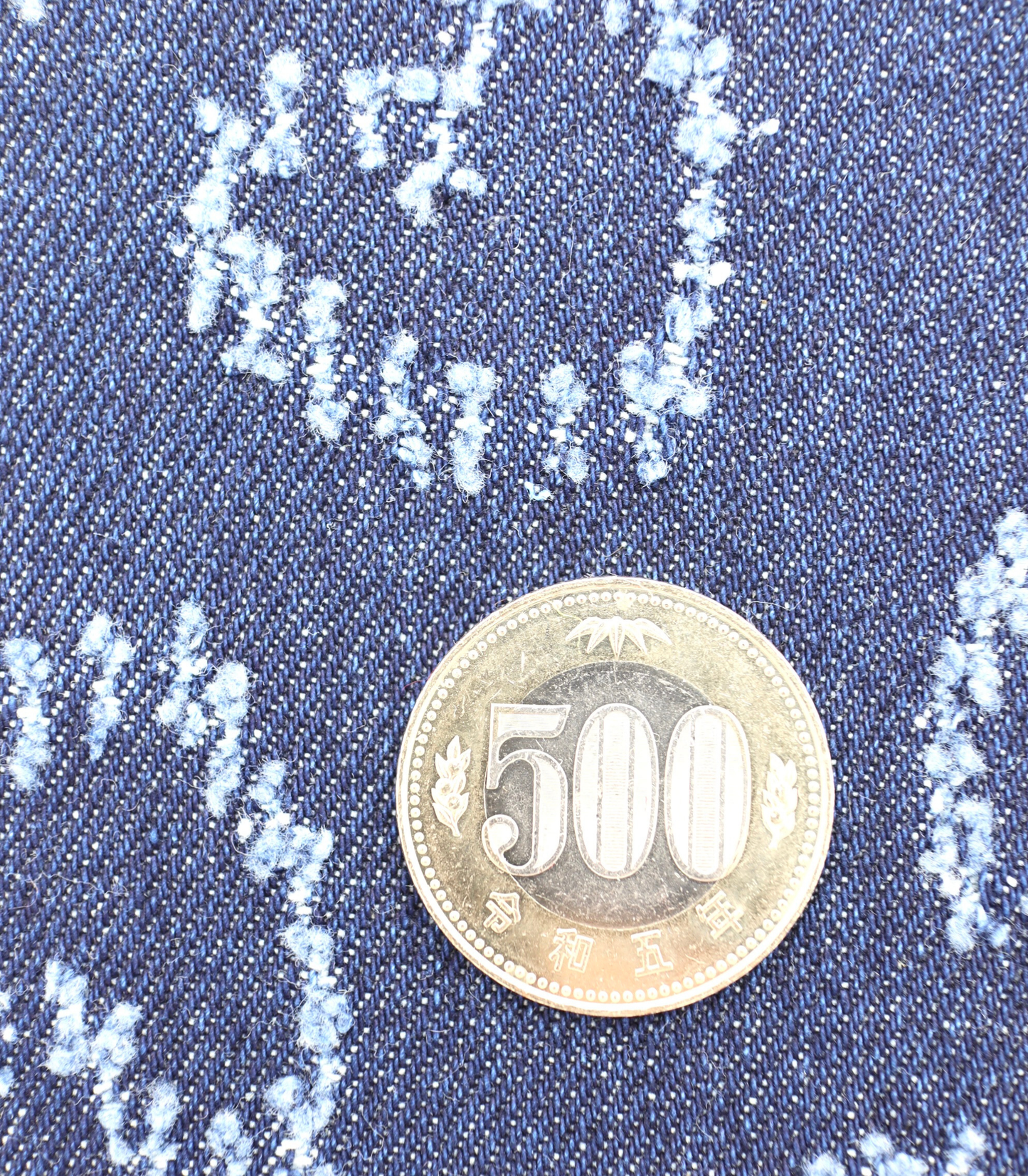 【25SS-215】ハートダメージデニム /0.5yあたり=~1015円