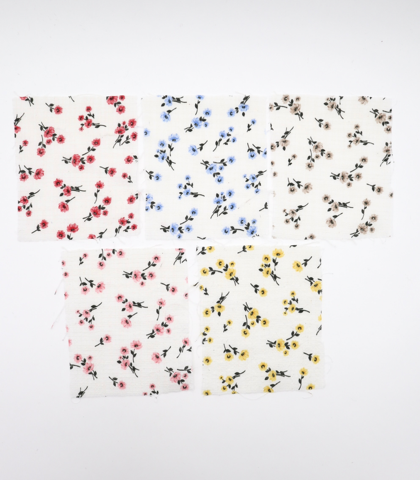 【25SS-438】小花柄プリントブッチャー /0.5yあたり=~630円