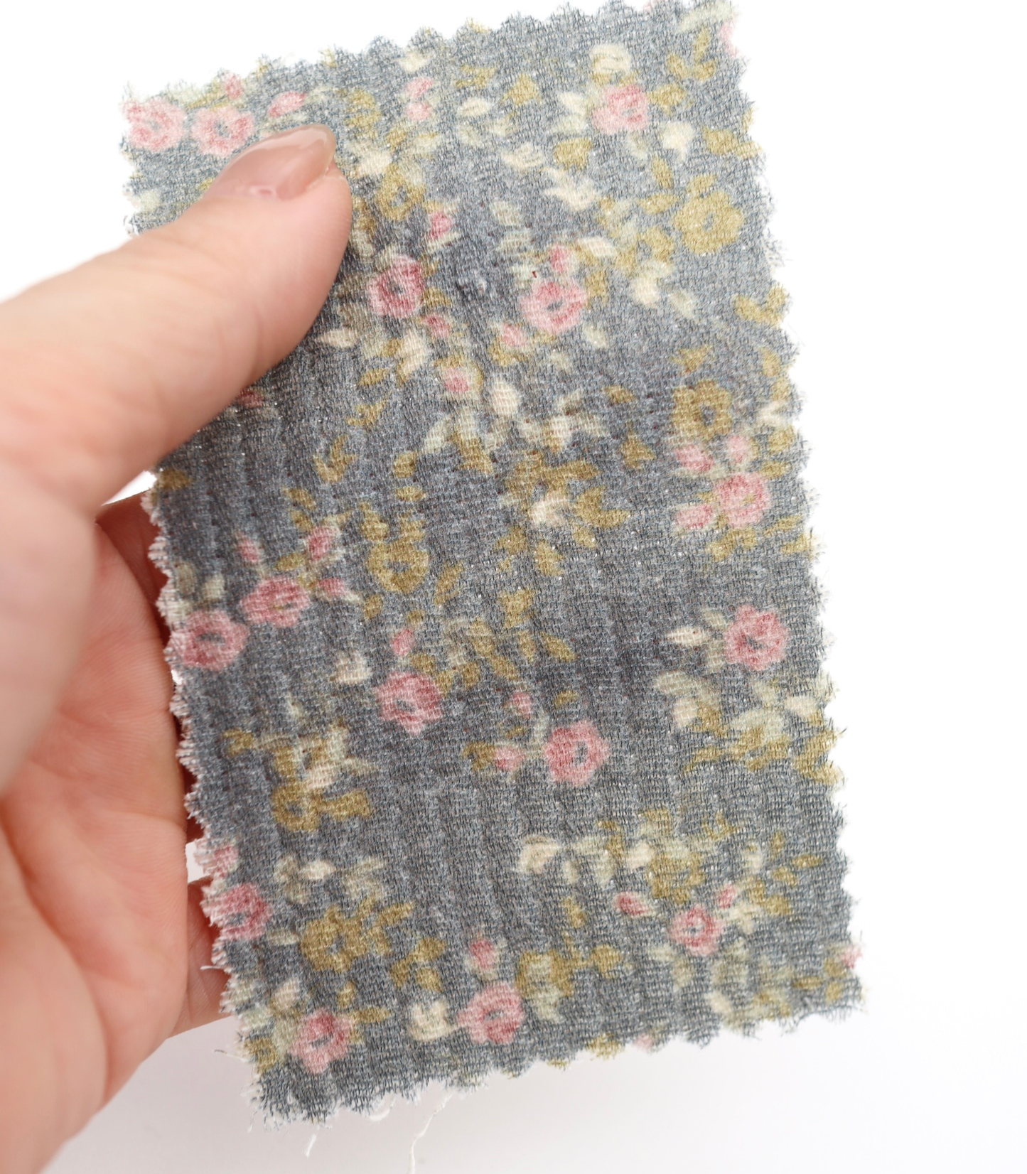 【25SS-264】小花柄プリント細キルティングヌビ /0.5yあたり=~1110円