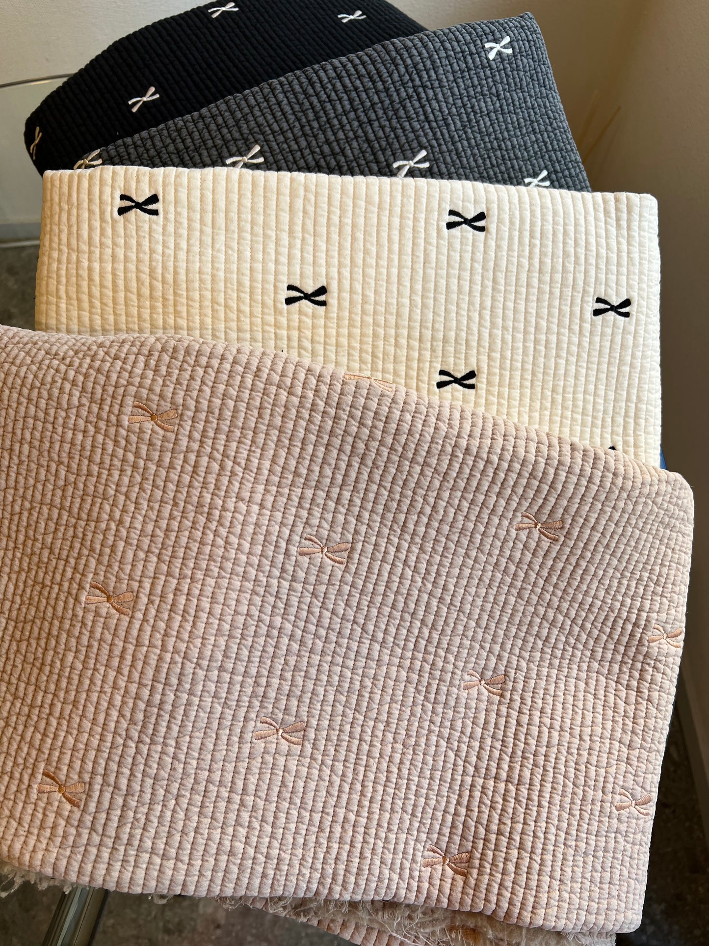 【25SS-005】リボン刺繍7㎜幅ステッチヌビ /0.5yあたり=~1700円