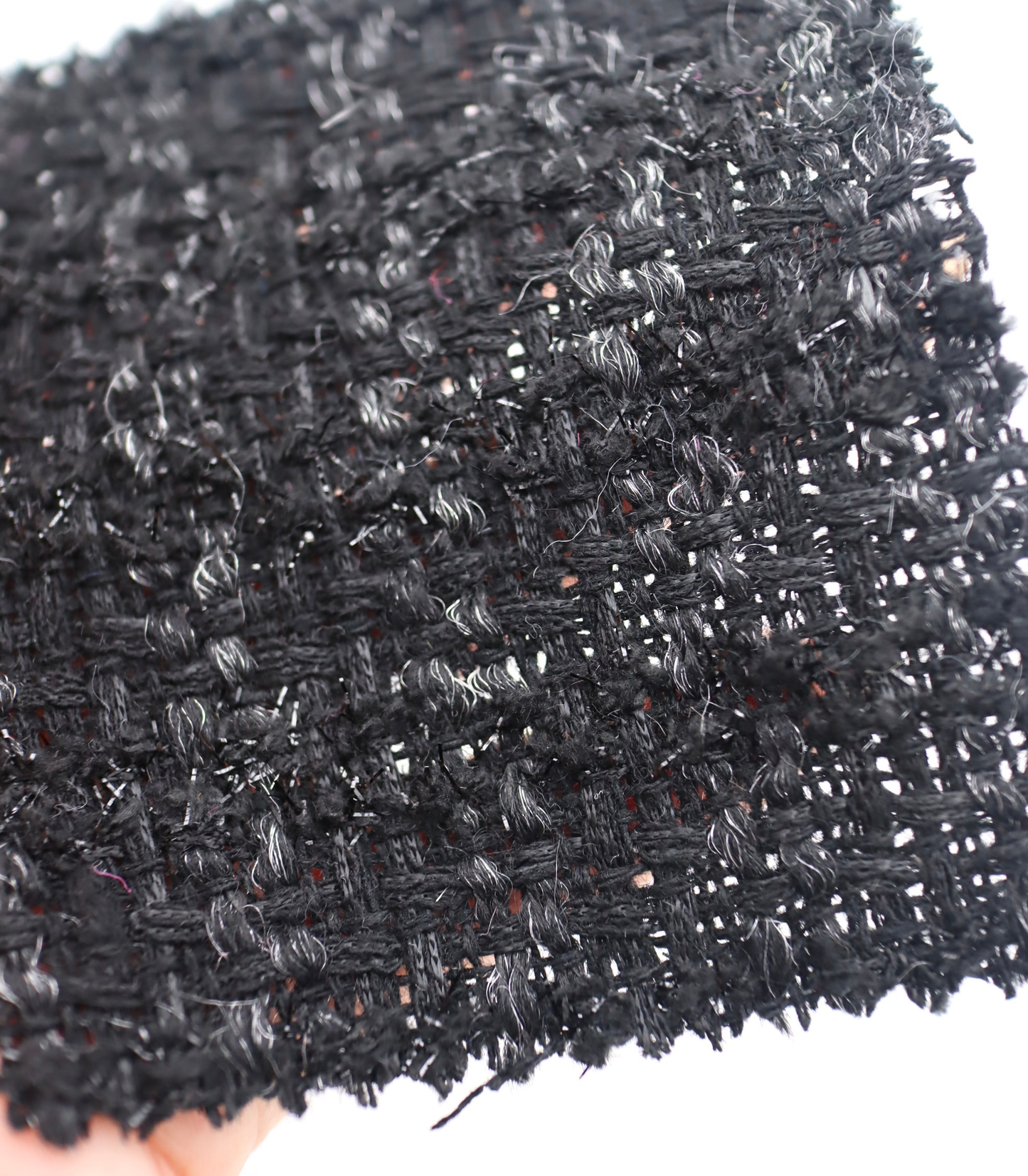 【25SS-347】キラキラヤーンミックスツイード /0.5yあたり=~1160円