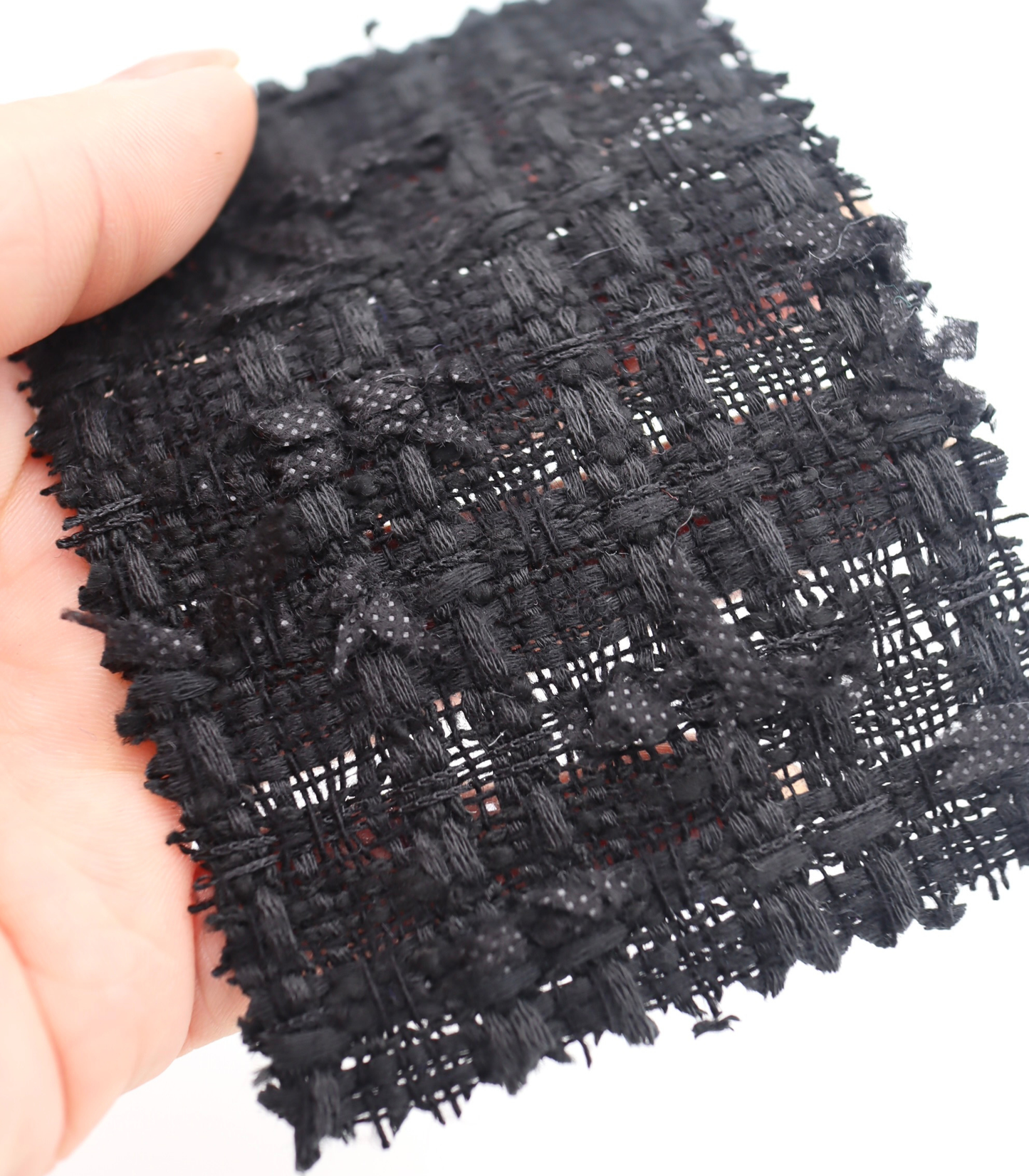 【25SS-334】リボンヤーンミックスツイード /0.5yあたり=~1710円