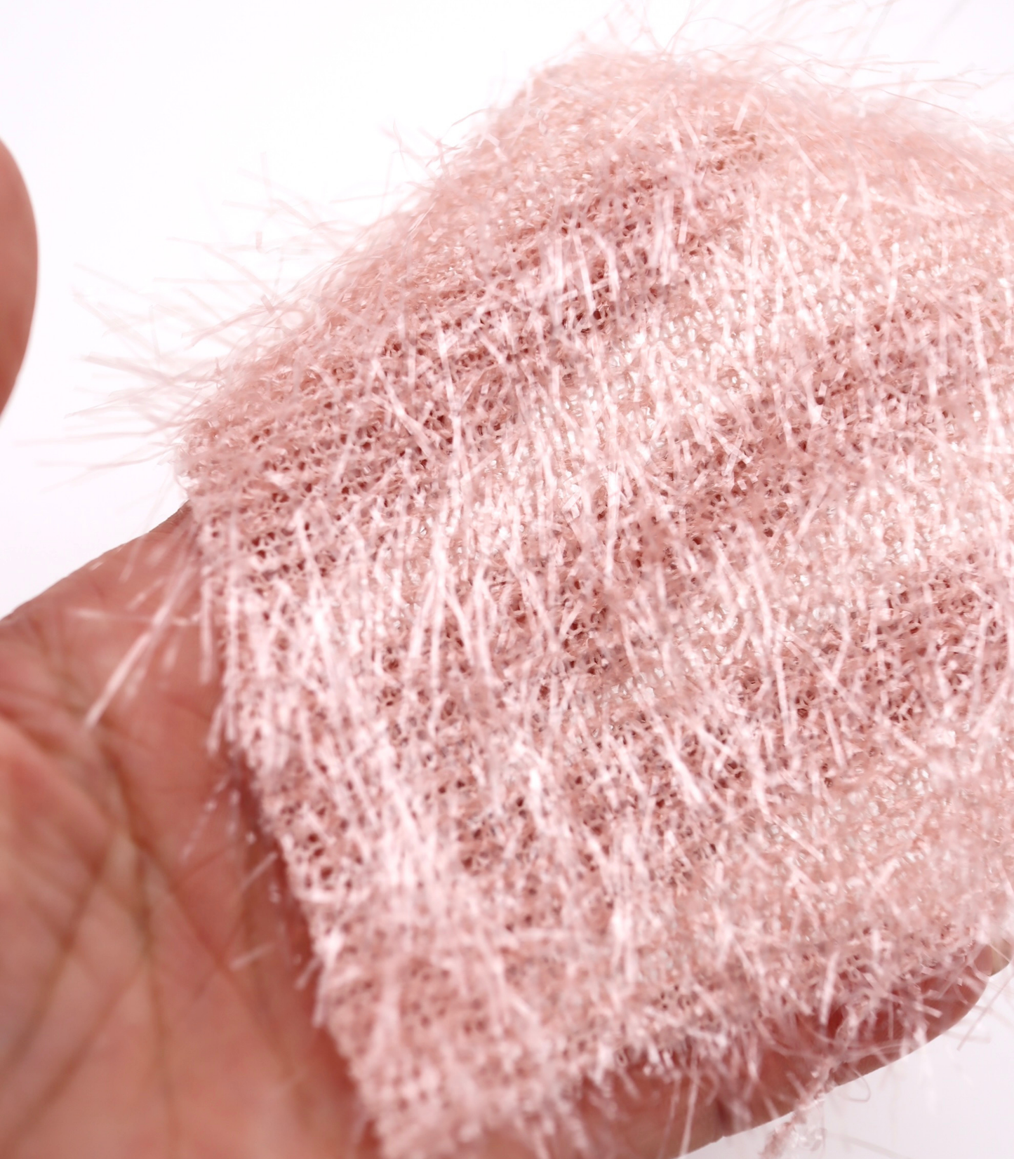 【25SS-424】キラキラセロファンフリンジラメニット /0.5yあたり=~1245円