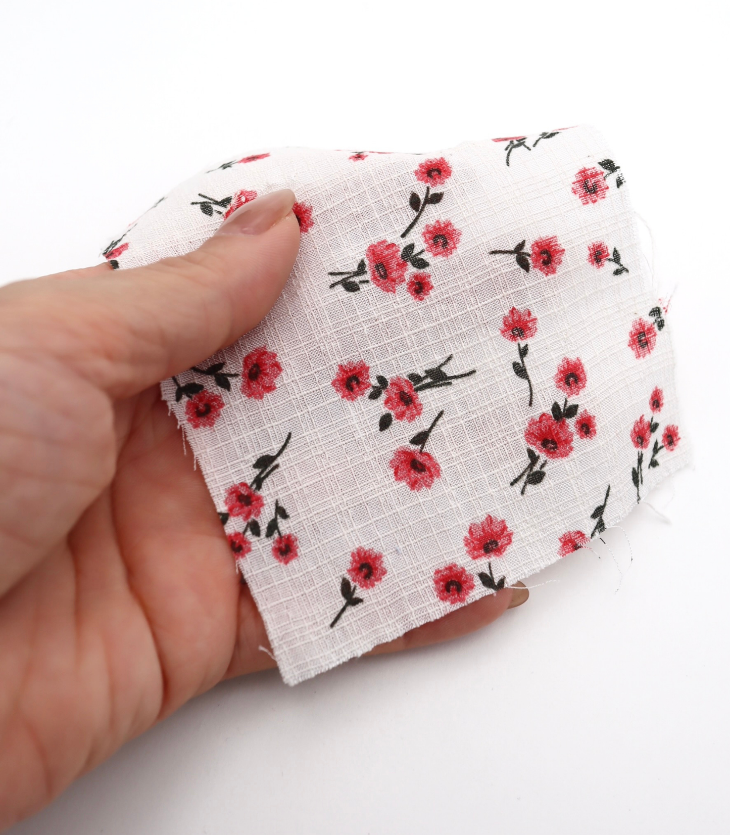 【25SS-438】小花柄プリントブッチャー /0.5yあたり=~630円