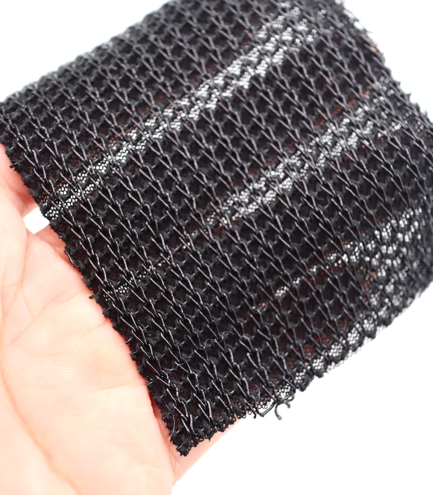 【25SS-425】メタリックヤーンボンディングニット /0.5yあたり=~ 1140円