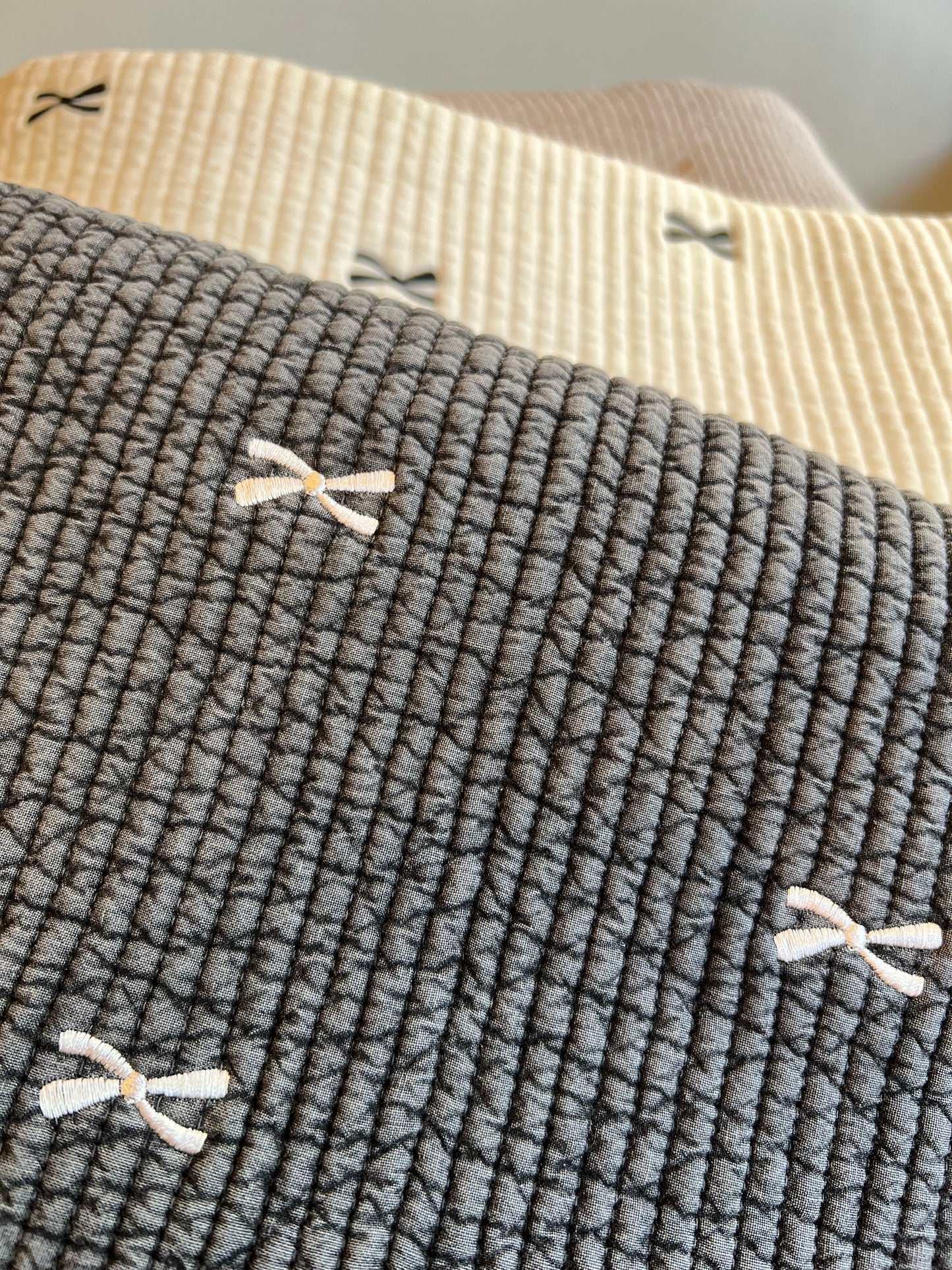 【25SS-005】リボン刺繍7㎜幅ステッチヌビ /0.5yあたり=~1700円