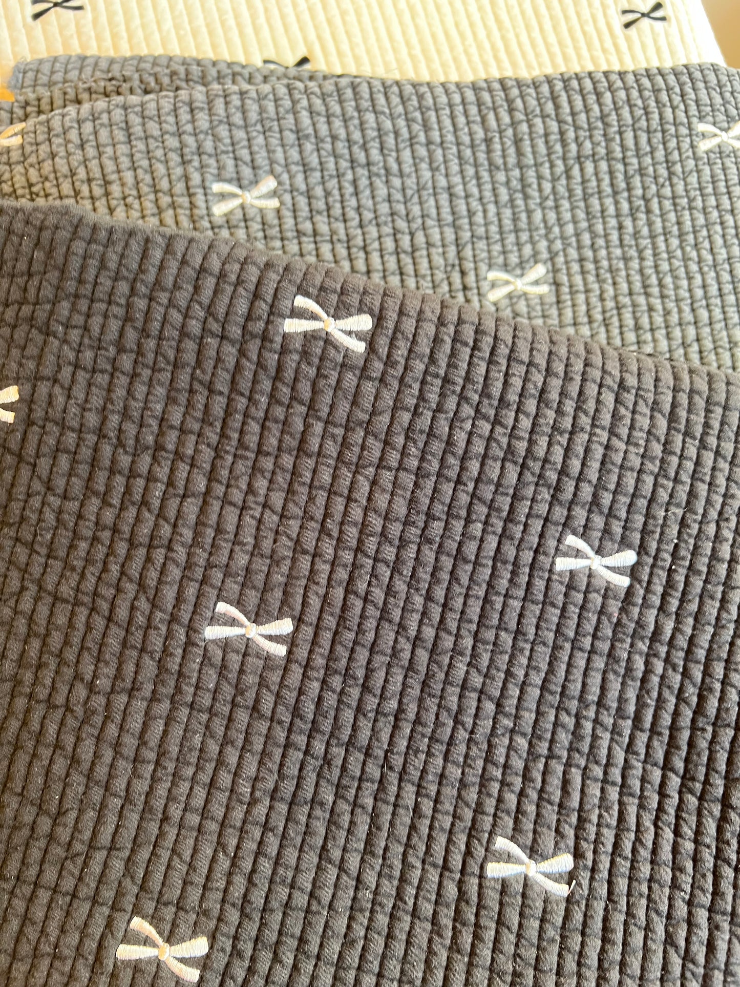 【25SS-005】リボン刺繍7㎜幅ステッチヌビ /0.5yあたり=~1700円