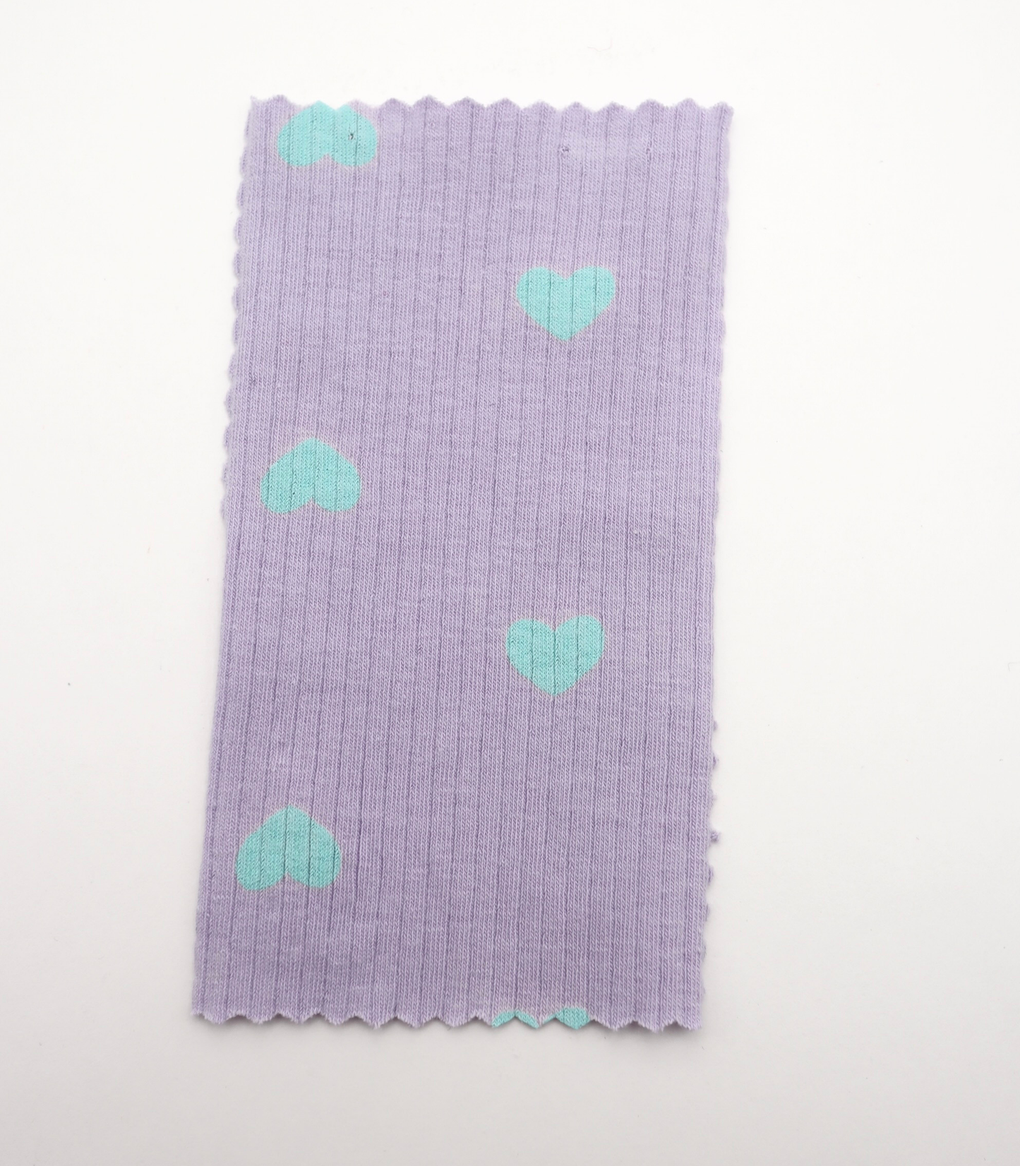 【25SS-029】ハートプリントテレコニット /0.5yあたり=~900円