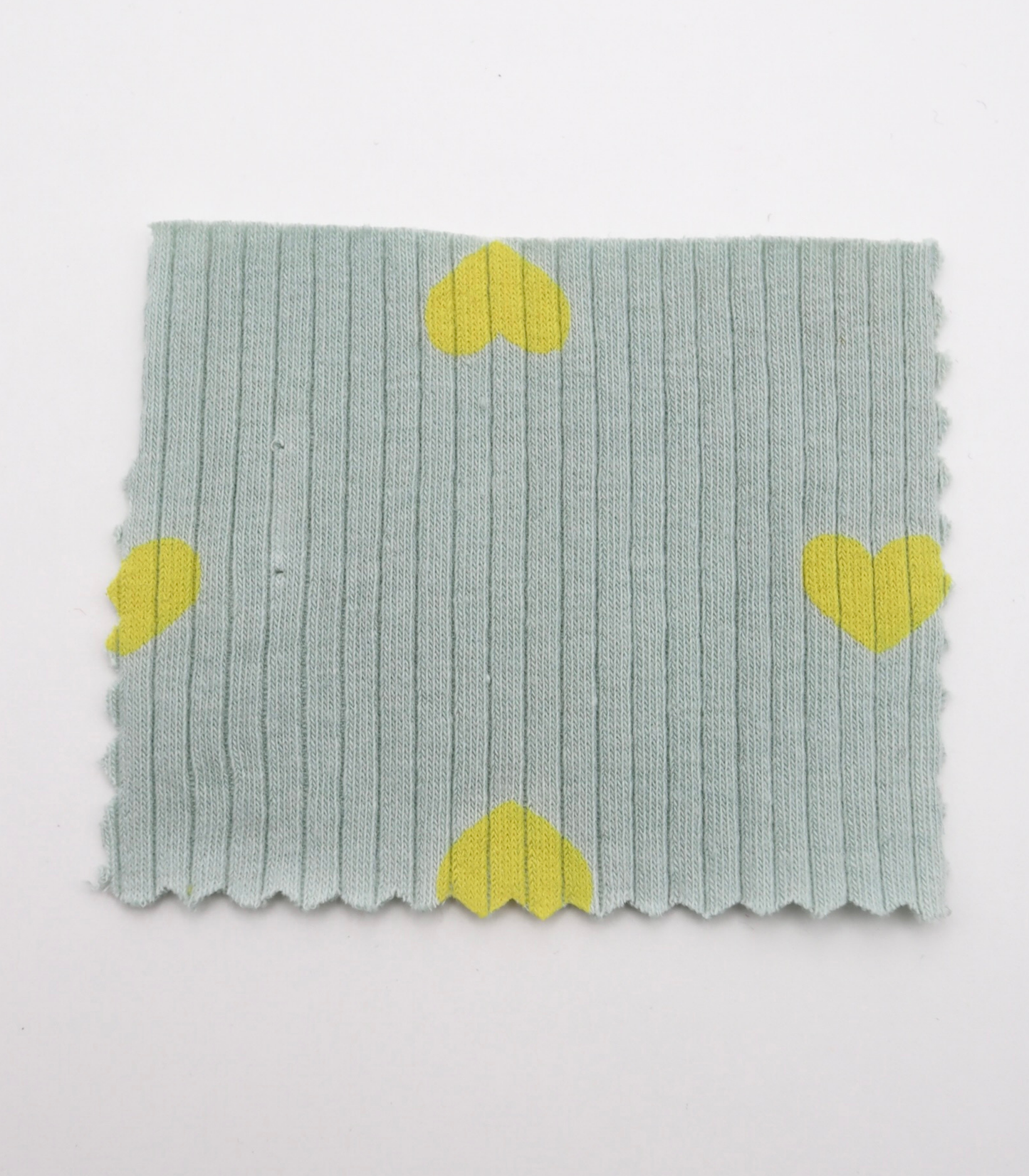 【25SS-029】ハートプリントテレコニット /0.5yあたり=~900円