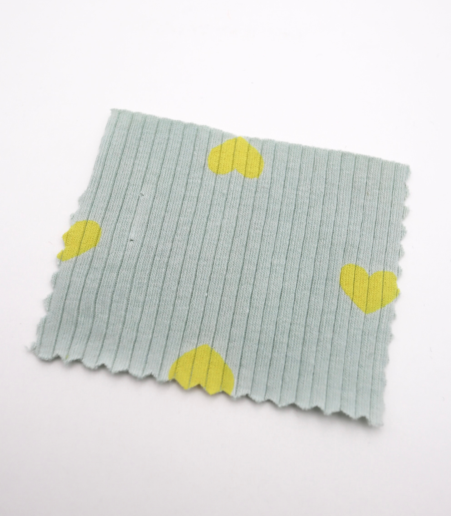 【25SS-029】ハートプリントテレコニット /0.5yあたり=~900円
