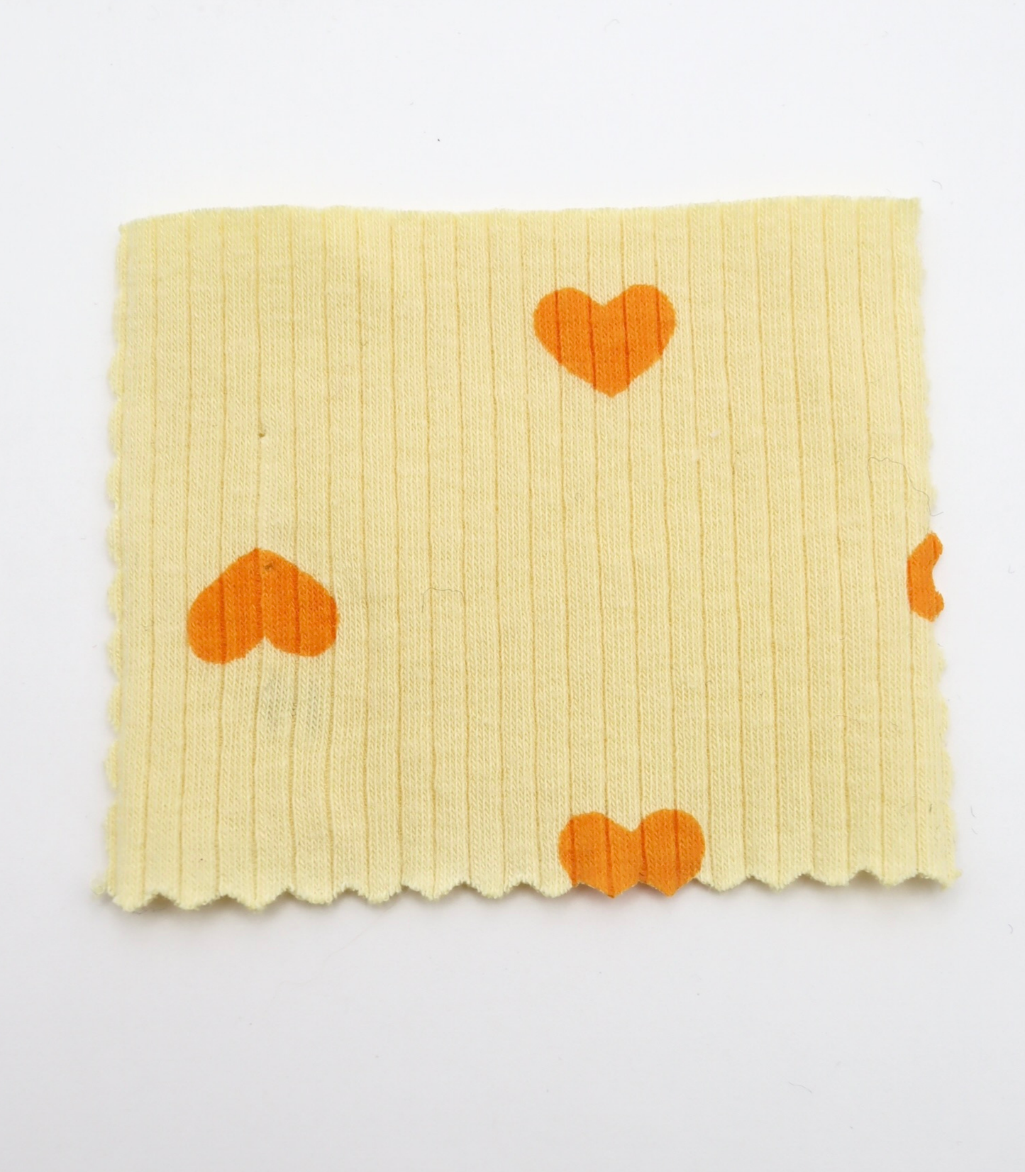 【25SS-029】ハートプリントテレコニット /0.5yあたり=~900円