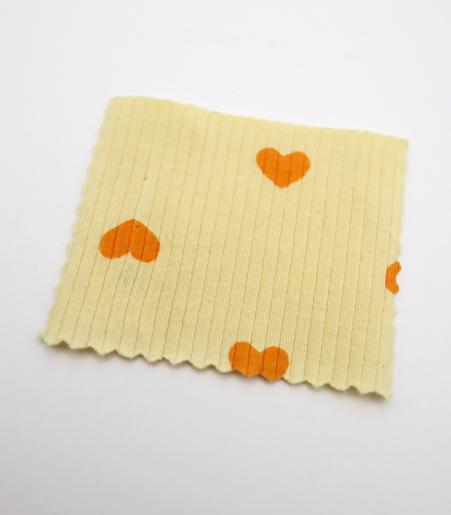 【25SS-029】ハートプリントテレコニット /0.5yあたり=~900円