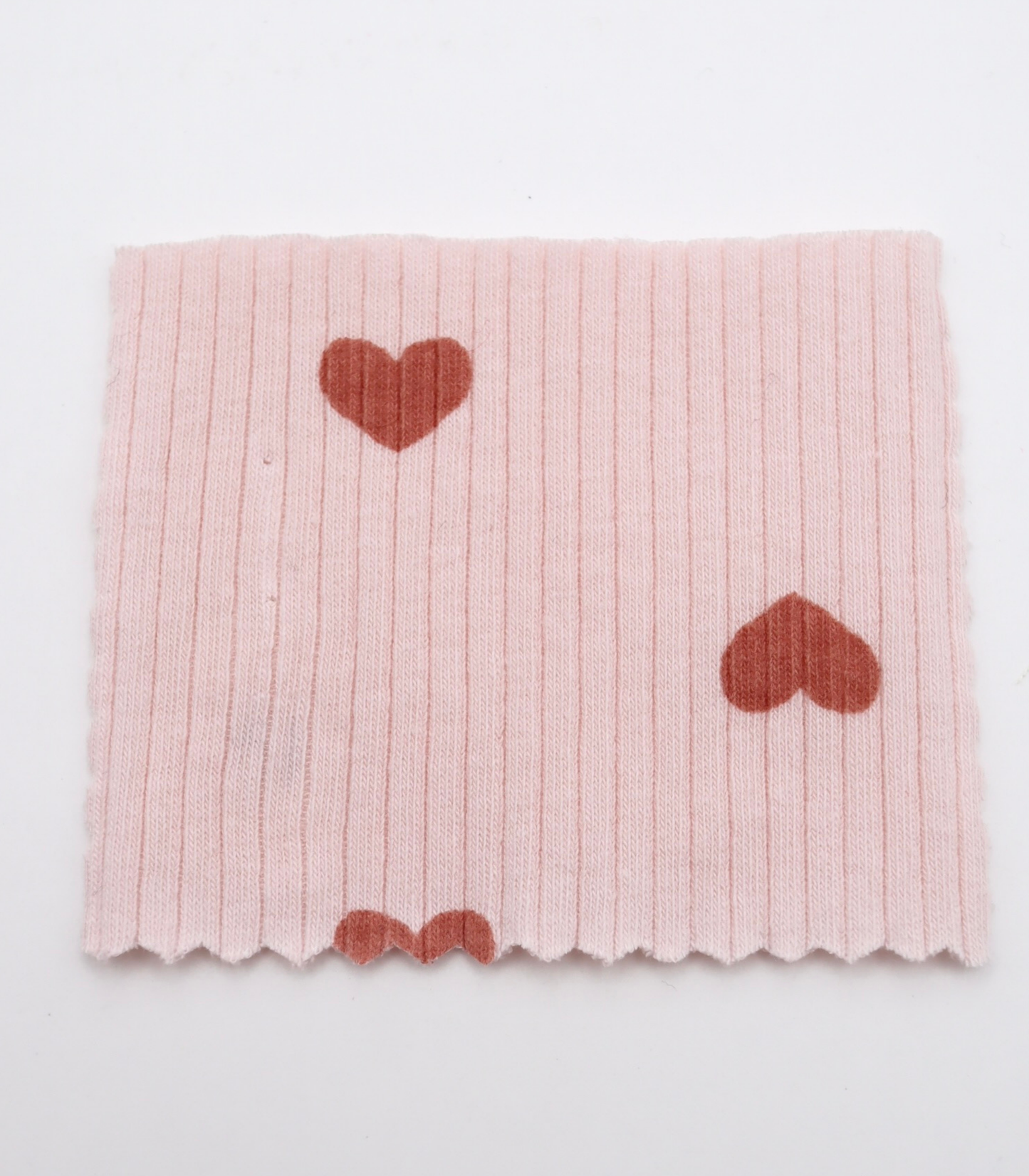 【25SS-029】ハートプリントテレコニット /0.5yあたり=~900円